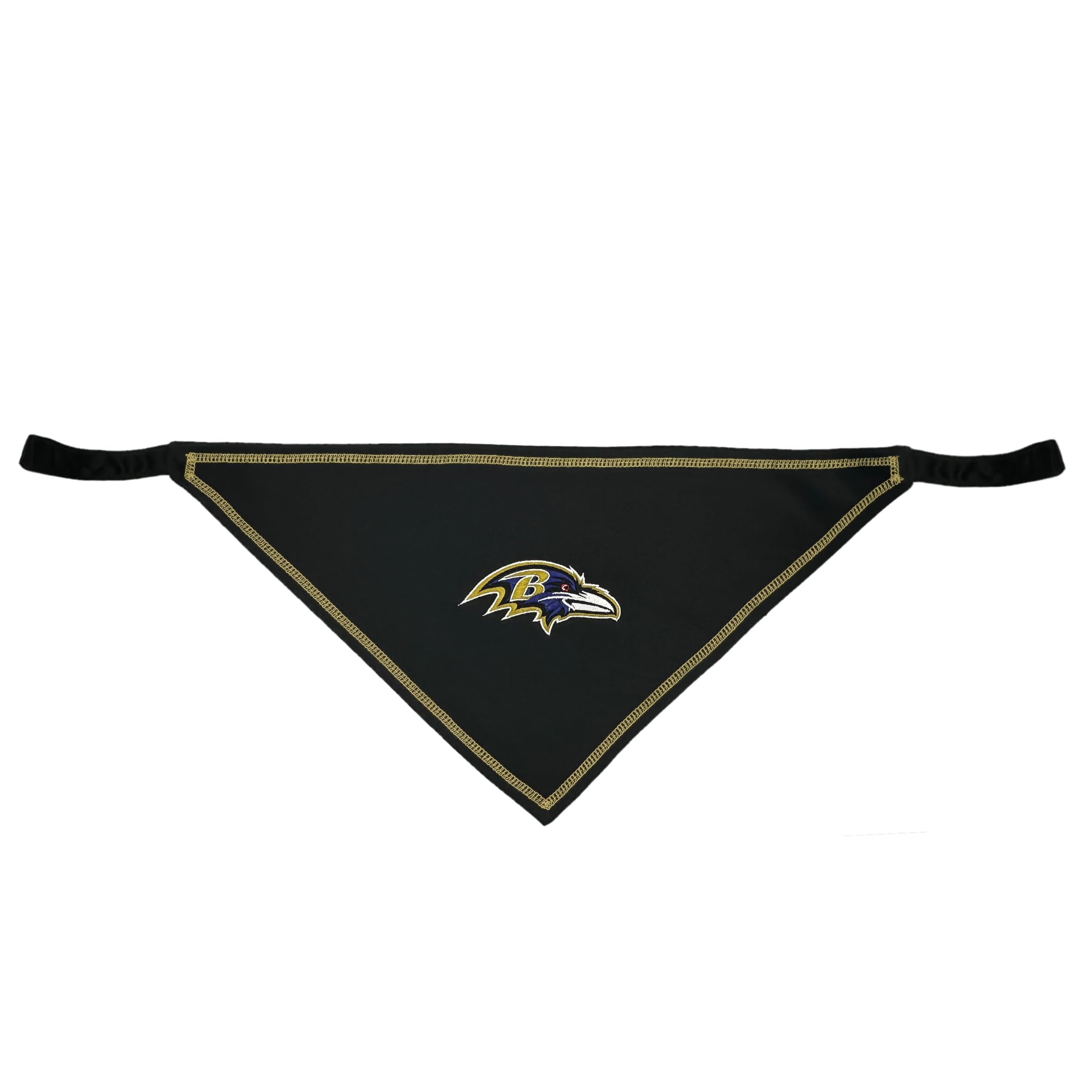 Pets First Nfl Baltimore Ravens Tie Bandana, Size Small/Medium. Dog Bandana Scarf Bib For Pet Cat Dog. The Ultimate Game-Day, Pa