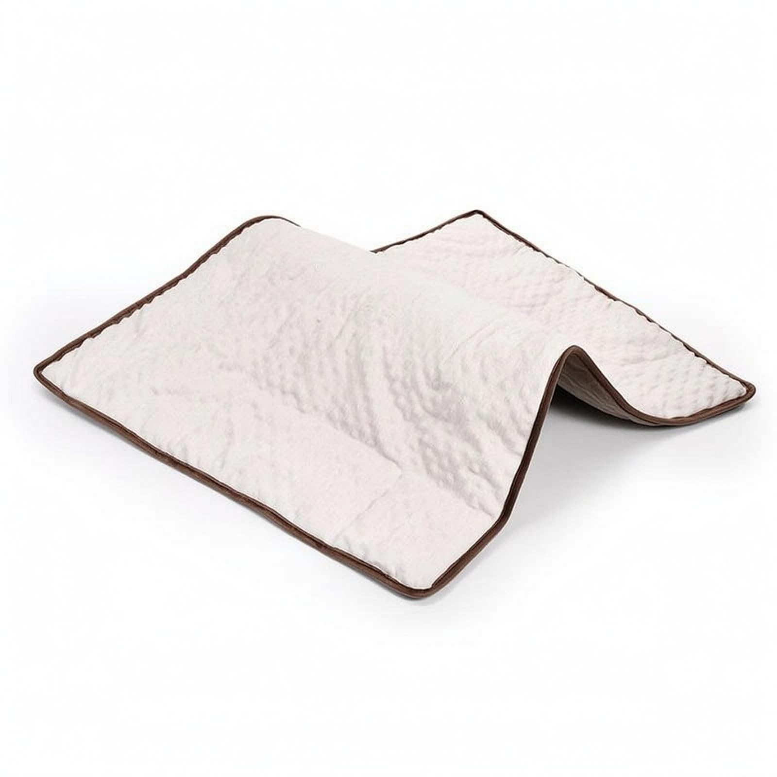 BNFWeighted Dog Blanket, Beige, Medium  Glass Bead Filled Calming Blanket for Dogs, Polyester