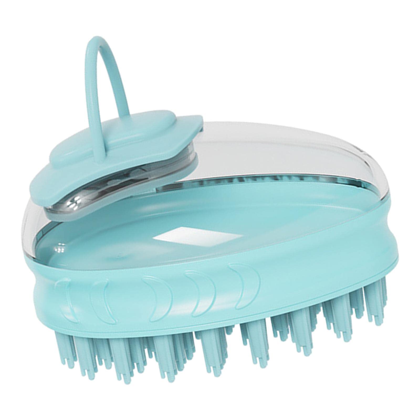 ECOMISTIQ Dog Grooming Brush Cat Bath Comb Massaging Remove Loose Undercoat Blue| Brushes Combs & Rakes| | Supplies |Pet