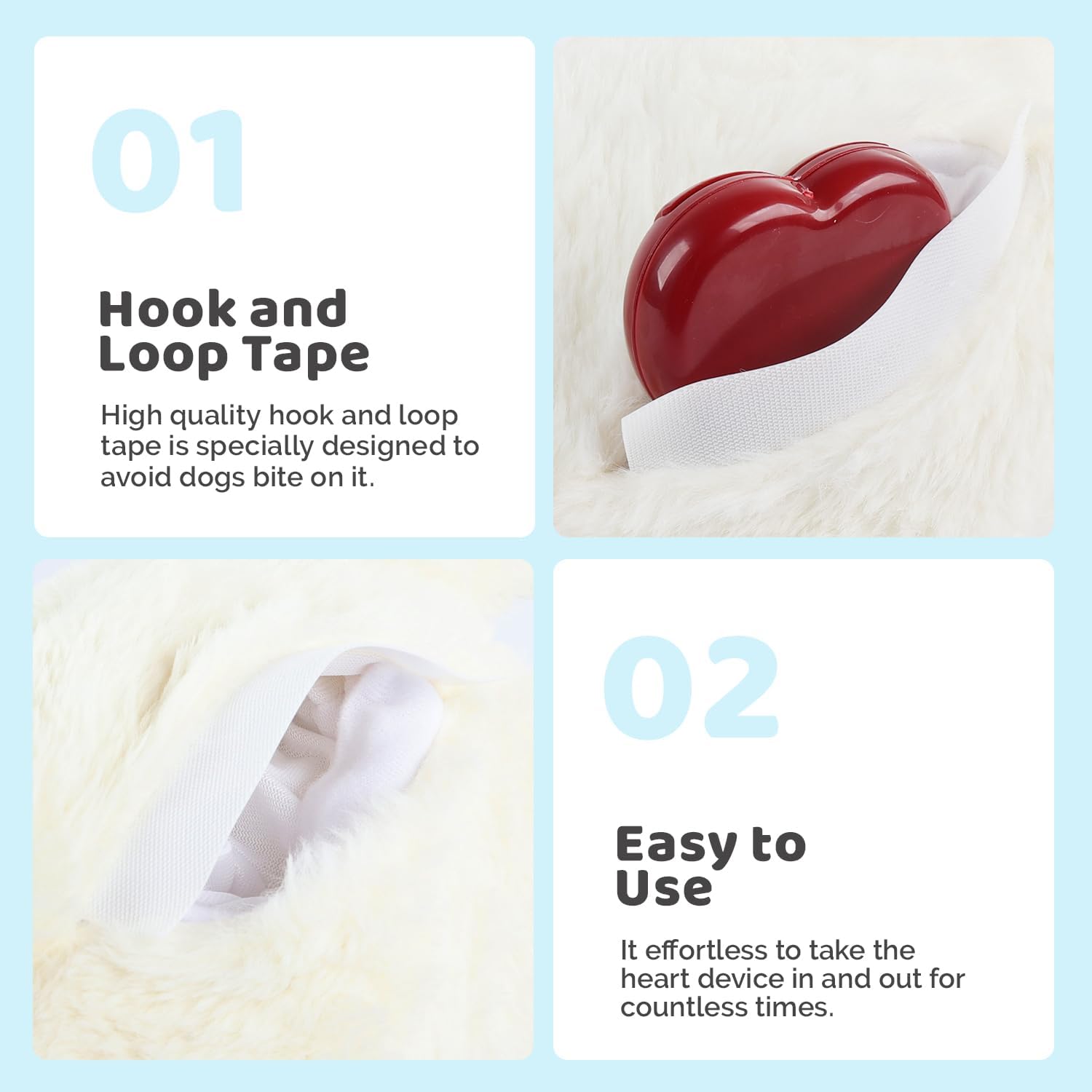 ALL FOR PAWS Puppy Heartbeat Stuffed Animal Toy, Plush Comfort Toy, White Sheep, 1 Count