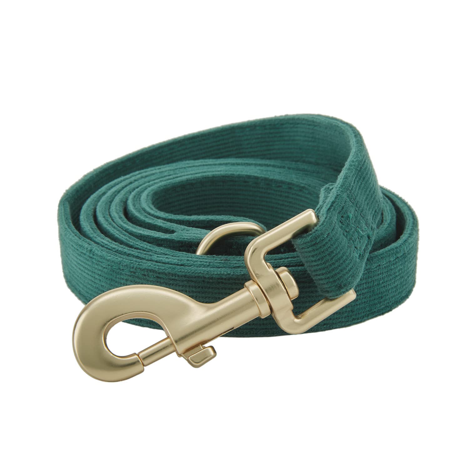 Ewinoom Soft Cotton Dog Leash, 5 Ft Heavy Duty Corduroy Dog Leashes With Gold Metal Hook For Small Medium Large Dogs,Small,Dark 
