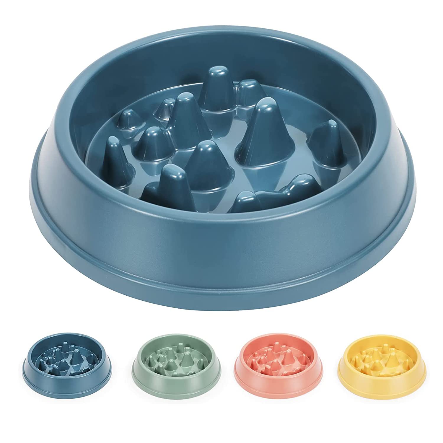 Emily Pets Preventing Choking Dog Slow Feeder Bowl Dog Food Bowl Slow Down Eating Speed And Increase Eating Time,NonSlip, Durab
