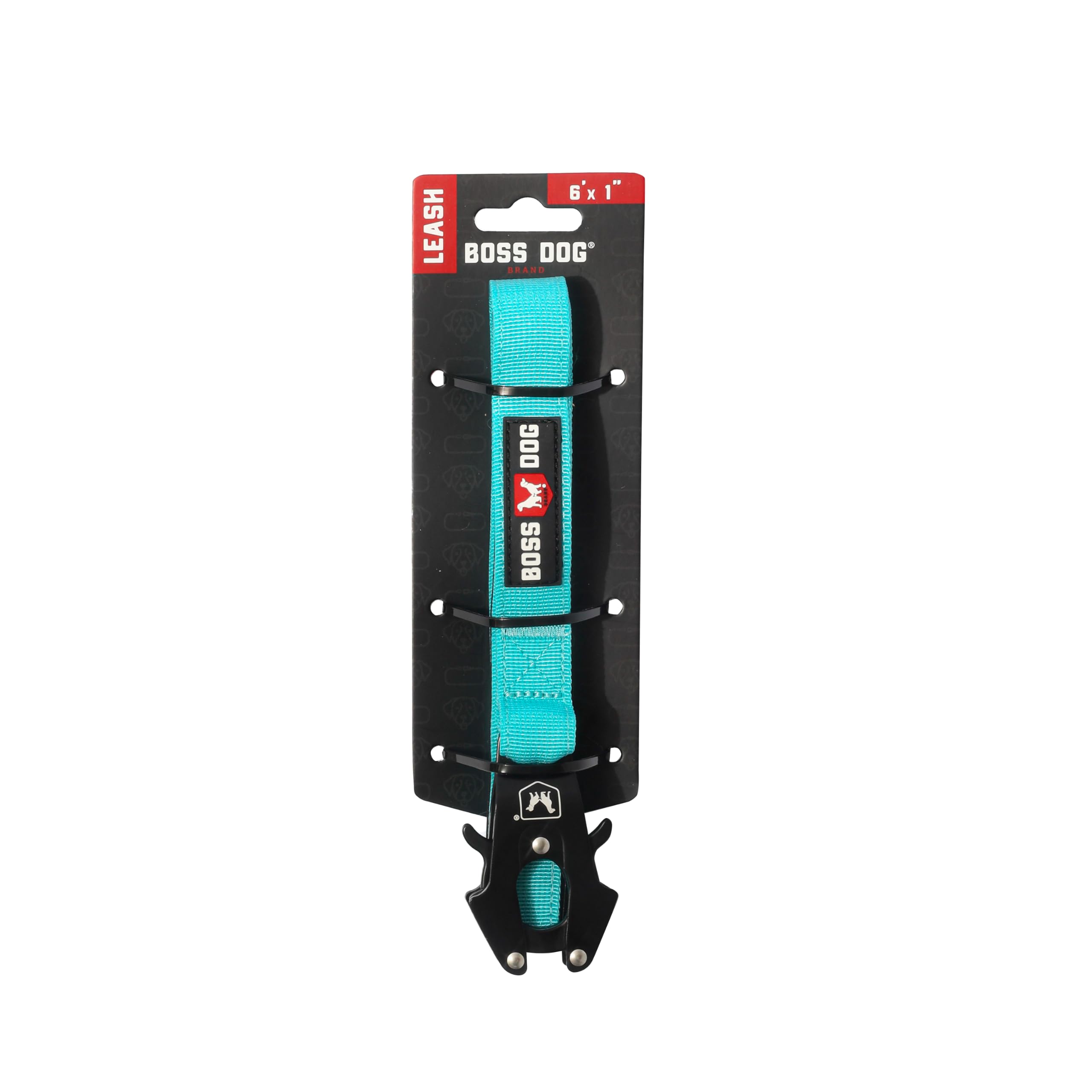 Boss Dog Tactical Leash, Teal, 6 Ft