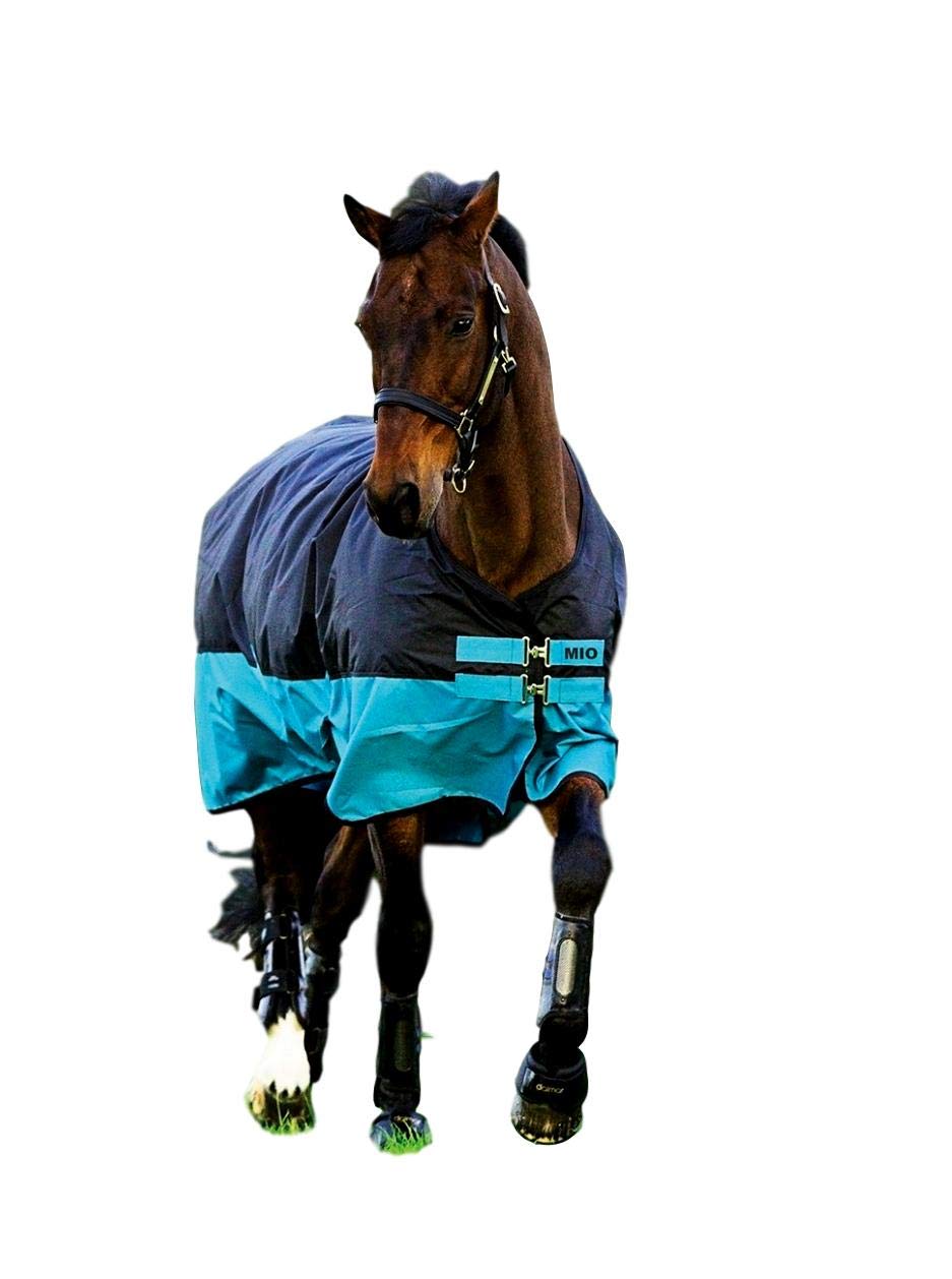 Amigo Mio Turnout Sheet Lite Black/Turquoise/Black 81