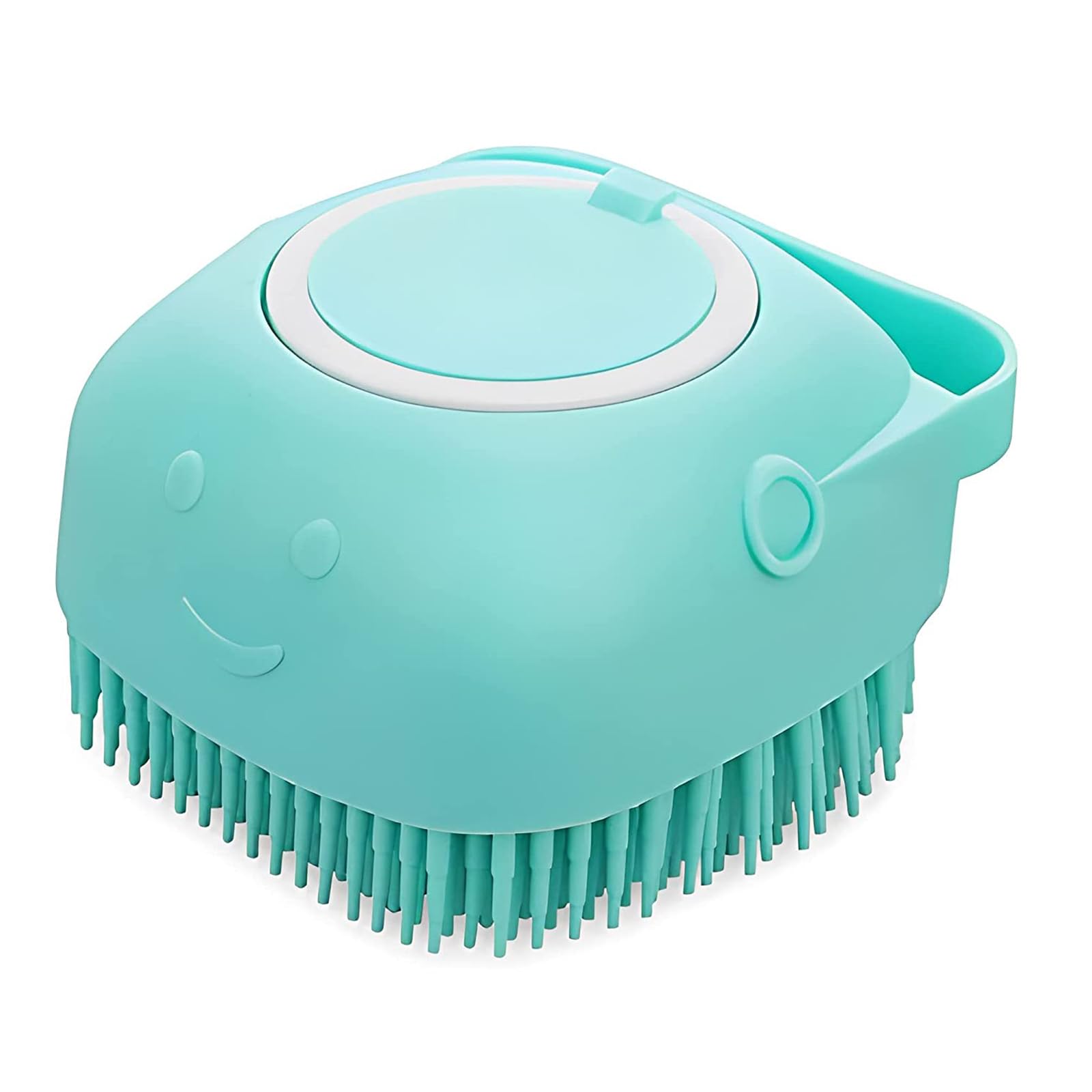 Cature Care By Nature Dog Cat Bath Brush Body Scrubber Shampoo Dispenser Remover For Shower Bathing And Soft Silicone Brushes Fo