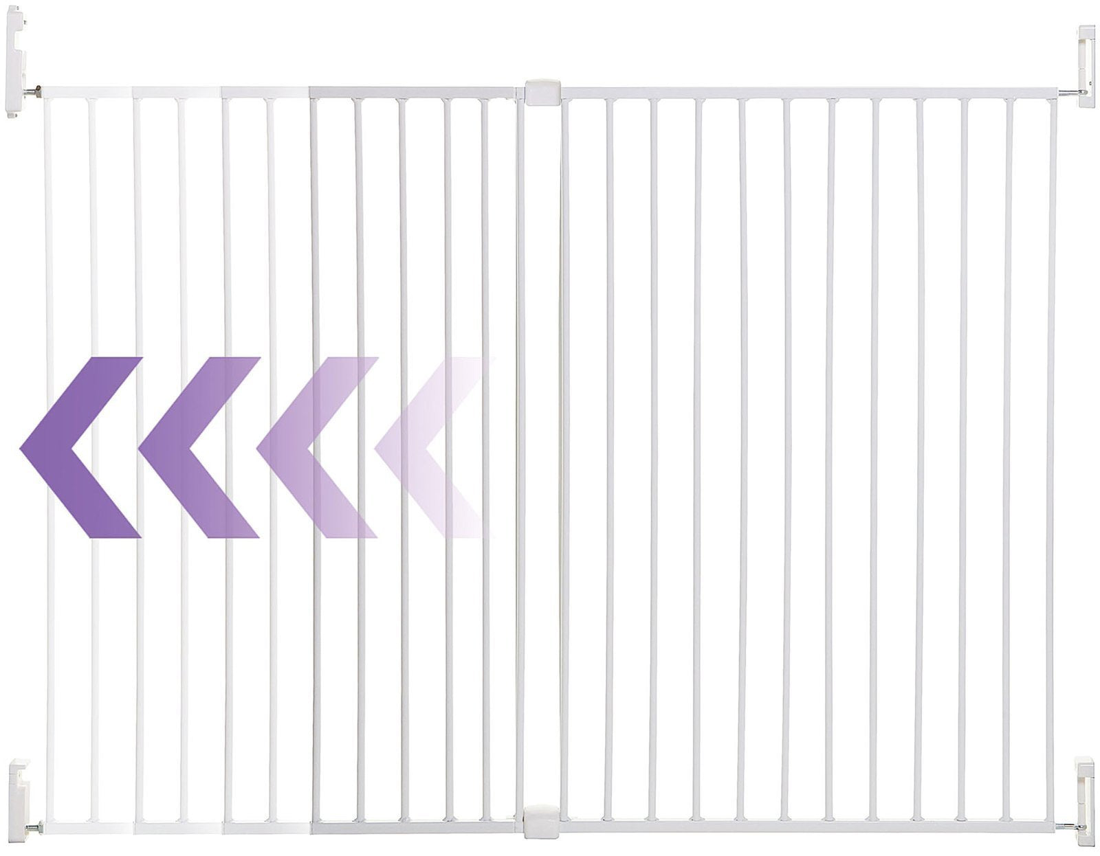 BROADWAY GATE WIDE 30-53 & TALL 36-WHITE