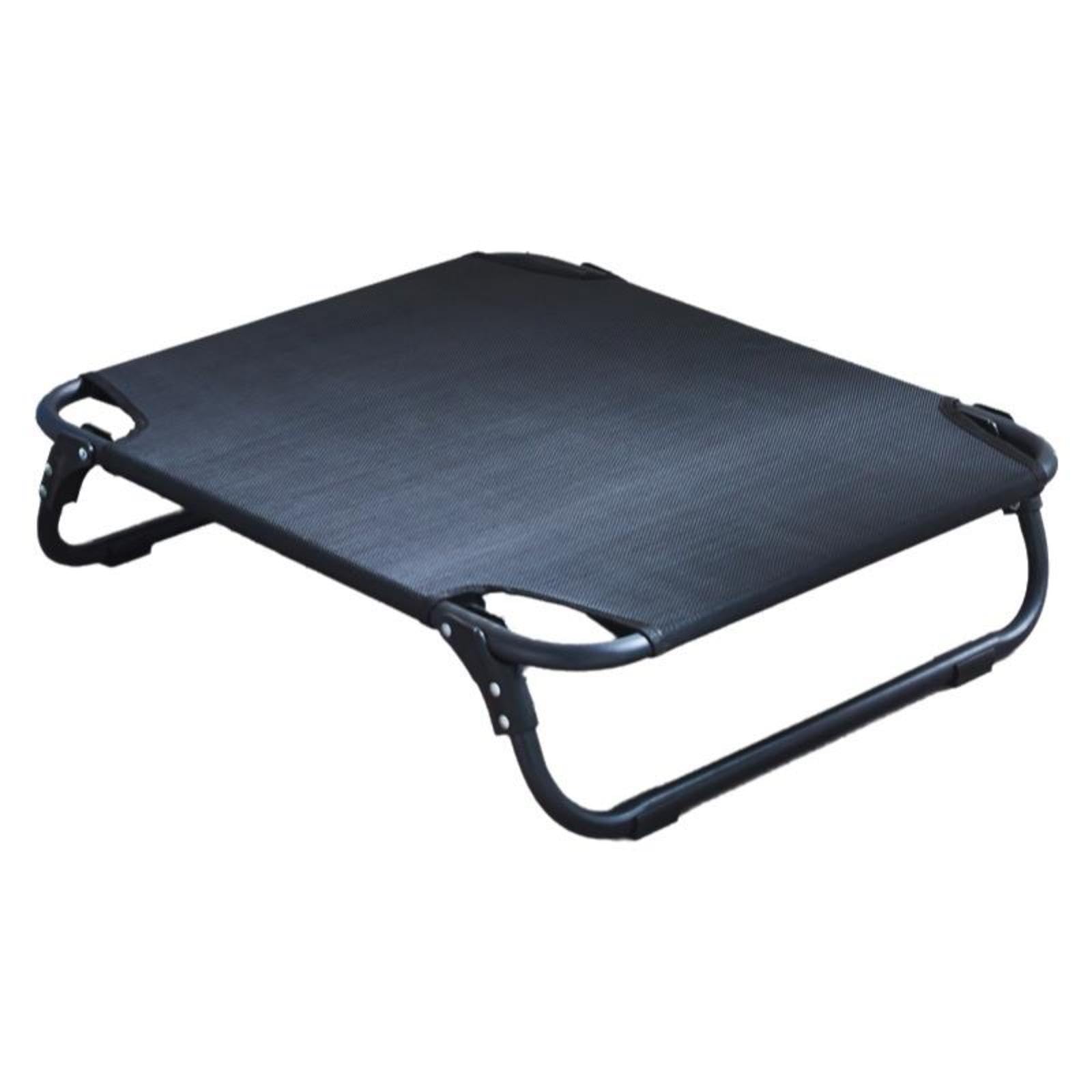 Enakshi Elevated Dog Bed, Foldable Pet Cot, Cleanable Removable Cover, Large Dogs Black 79 * 60 * 15cm|Home & Garden | Furniture