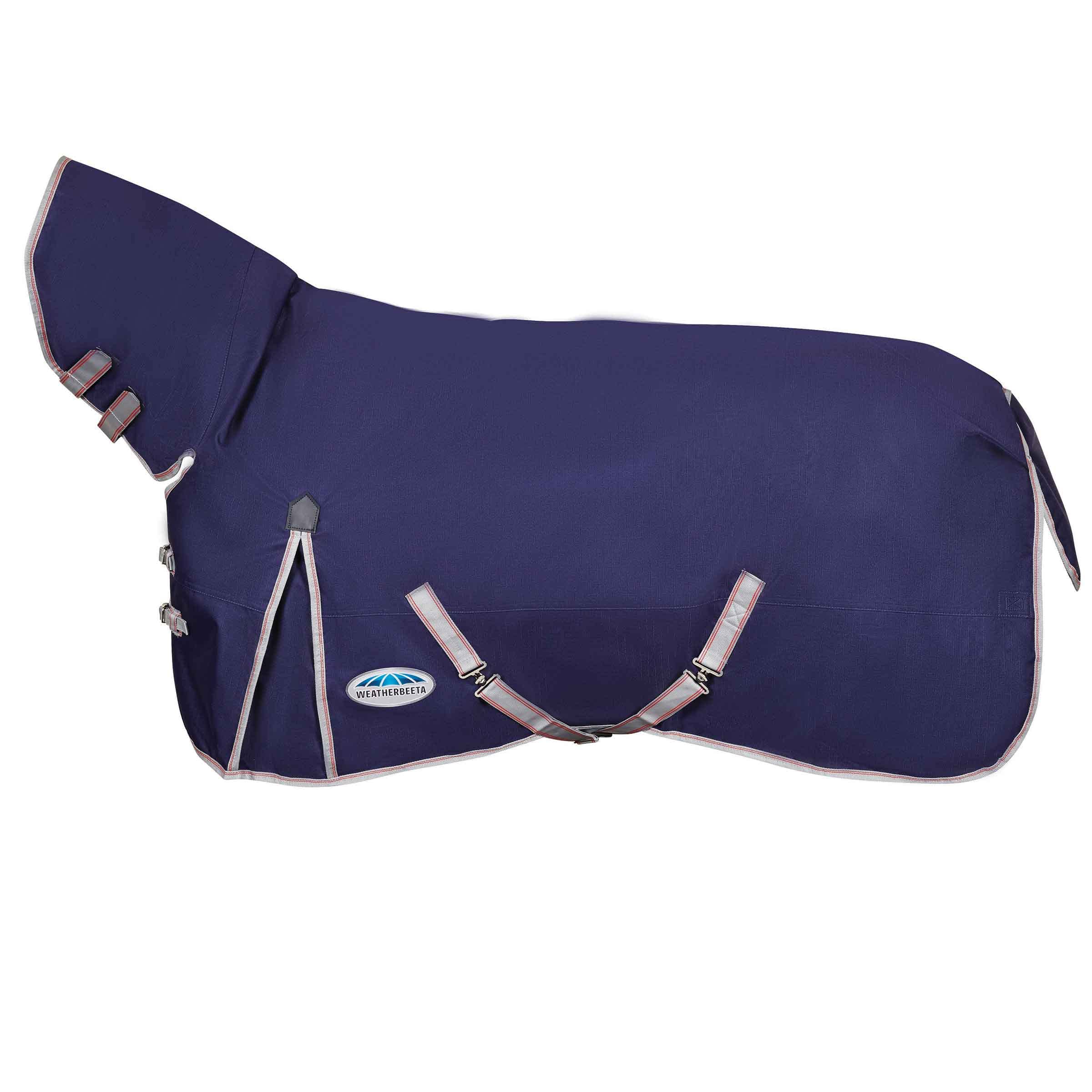 Weatherbeeta Comfitec Essential Combo Neck Heavy, Navy/Silver/Red, 66''