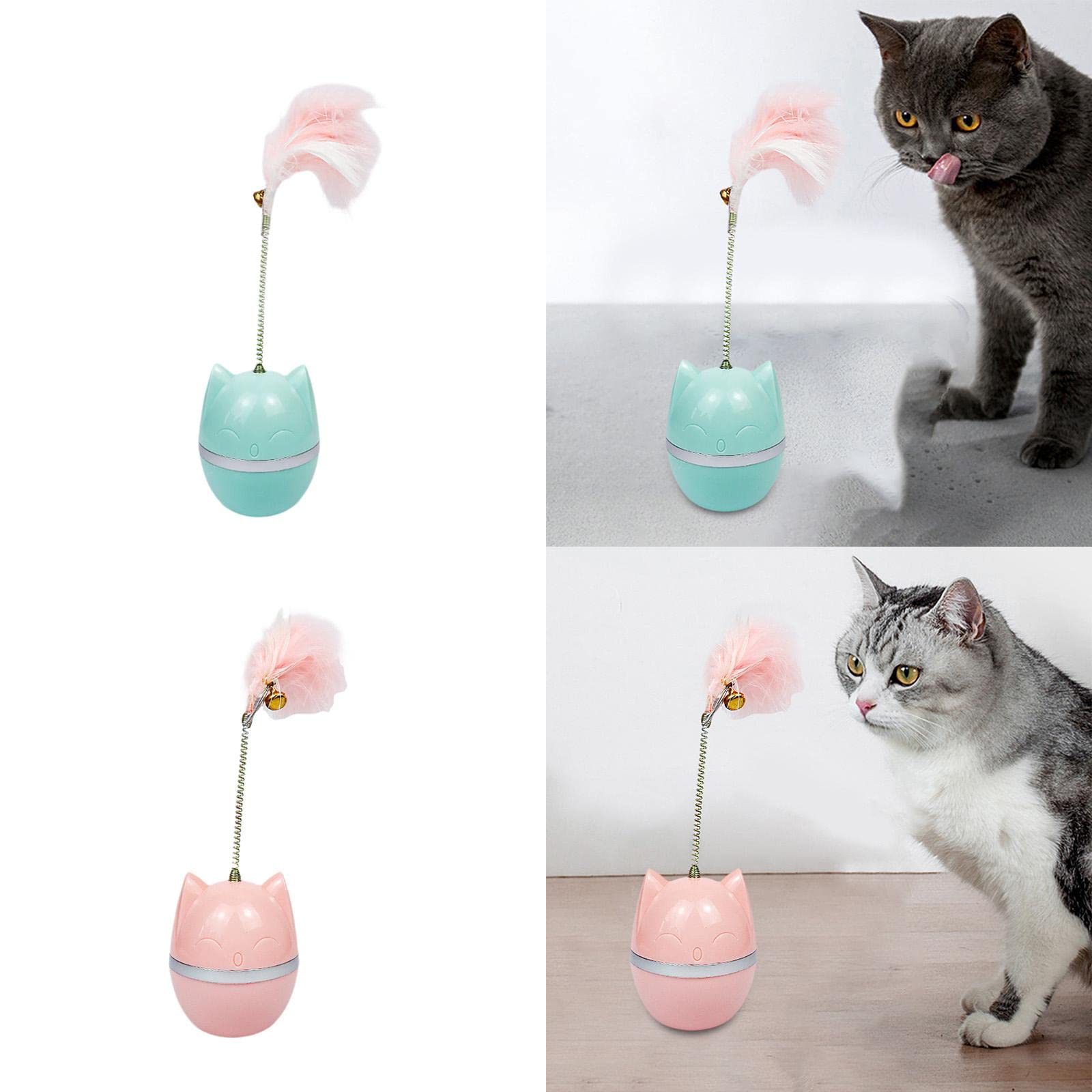 Enakshi Fun Interactive Cat Toys Teaser Toys Toys Decor For Cats Kitten Blue |Pet Supplies | Cat Supplies | Toys