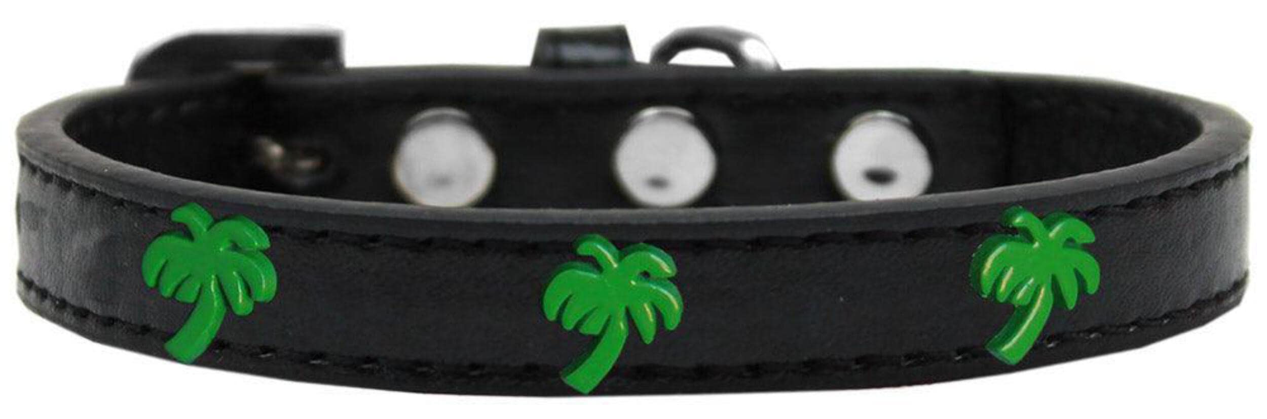 Mirage Pet Products 631-24 LV20 Green Palm Tree Widget Dog Collar, Size 20, Lavender
