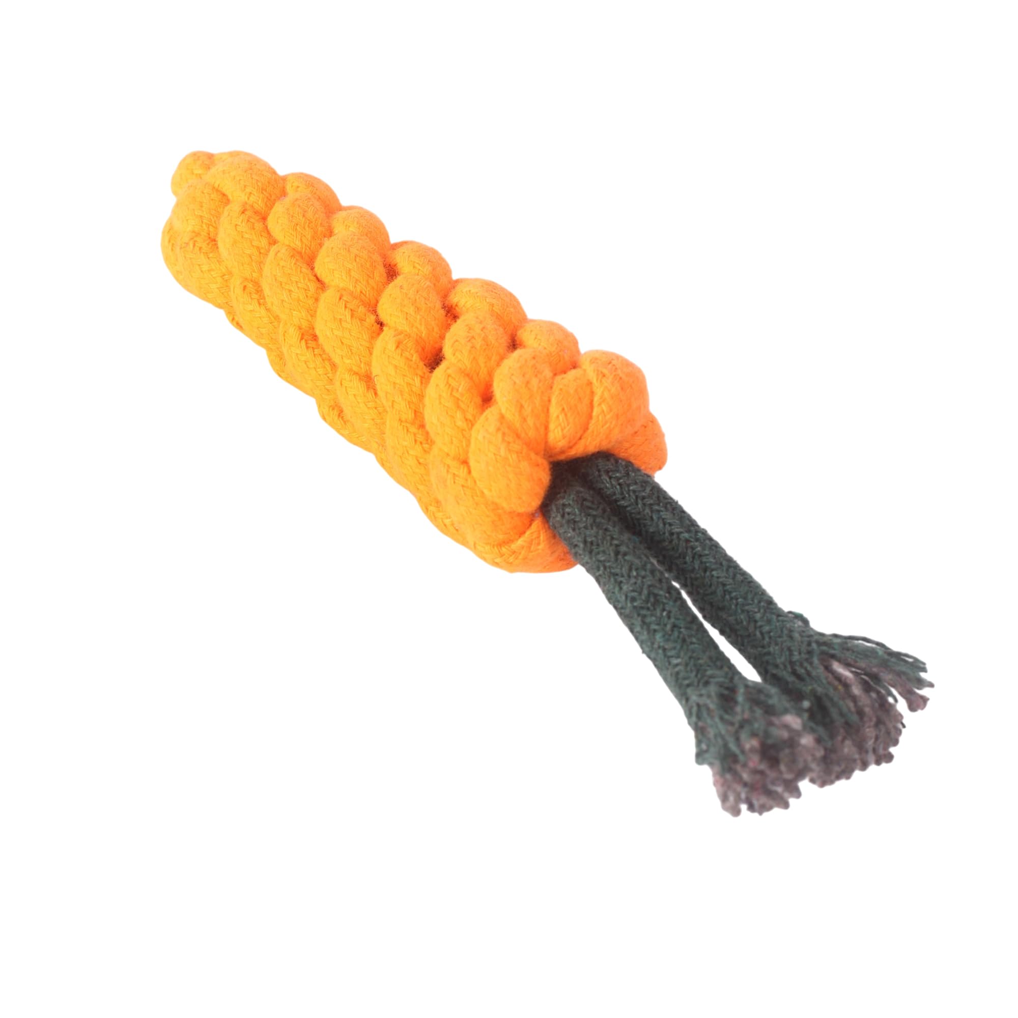 Neelja CarrotShaped Dog Rope Chew Toy | Durable Cotton Rope | Puppy Teething & Interactive Play Toy | For Small, Medium & Large