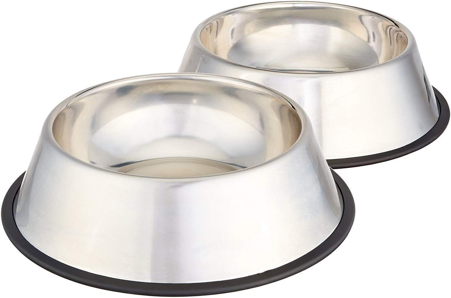Shopping Mart Stainless Steel Dog Bowl, Dog Food Bowl, Dog Feeding Bowl, Medium (Set Of 2 X 700Ml)