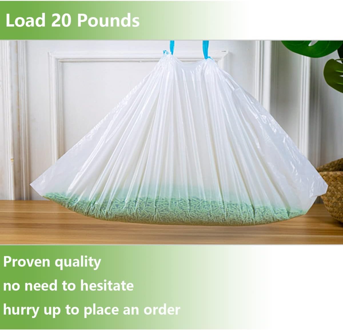 Cat Litter Box Liners 10 Count Drawstring Extra Durable Pet Cat Pan Liners Cat Waste Litters Bags Kitty Litter Box Bag Pet Cat S
