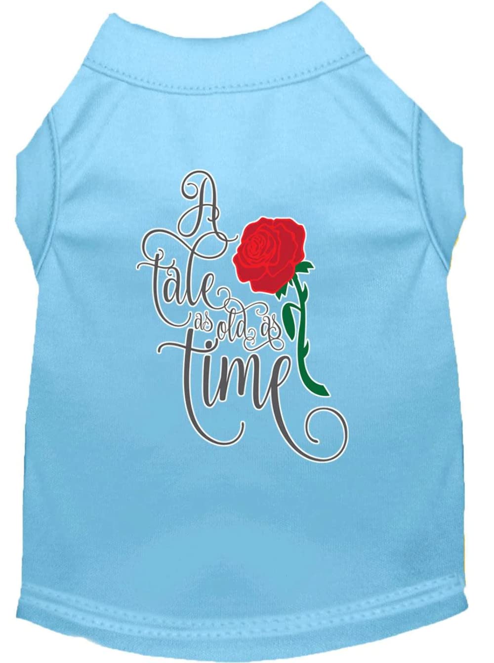 Pet Dog & Cat Shirt Screen Printed, "Timeless Tale" Orange XS (0-3 lbs.)