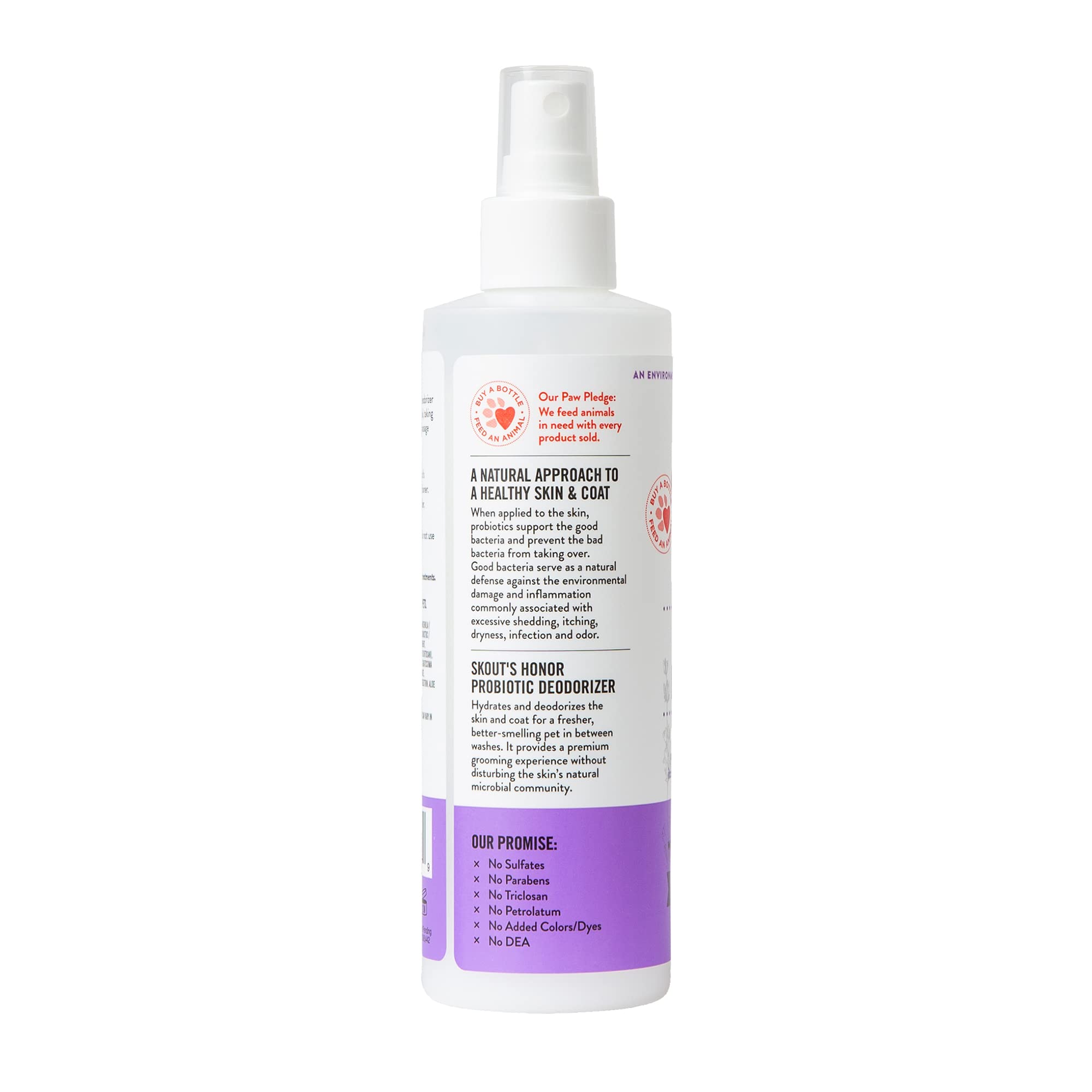 Skout'S Honor Pet Deodorizer Spray- Hydrating Daily-Use With Avocado Oil & Omega-3S, Paraben & Sulfate-Free, 97% Natural, 8Oz, L