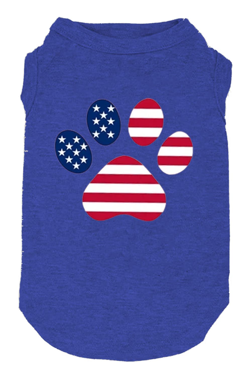American Flag Printed Dog Shirt - 4Th Of July Funny Graphic T-Shirt For Small Large Dogs - Sport Vest Pet Supplies Gifts (X-Larg