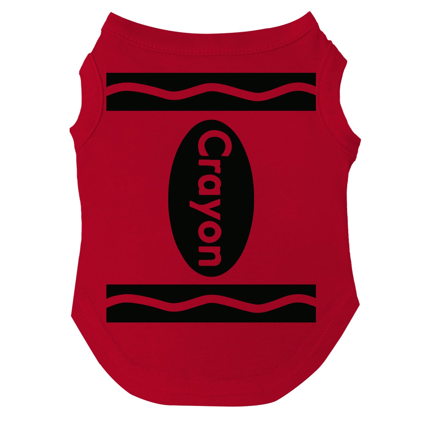 Crayon Costume Halloween Dog Tee Shirt Sizes For Puppies, Toys, And Large Breeds (Red, 4X-Large 410)