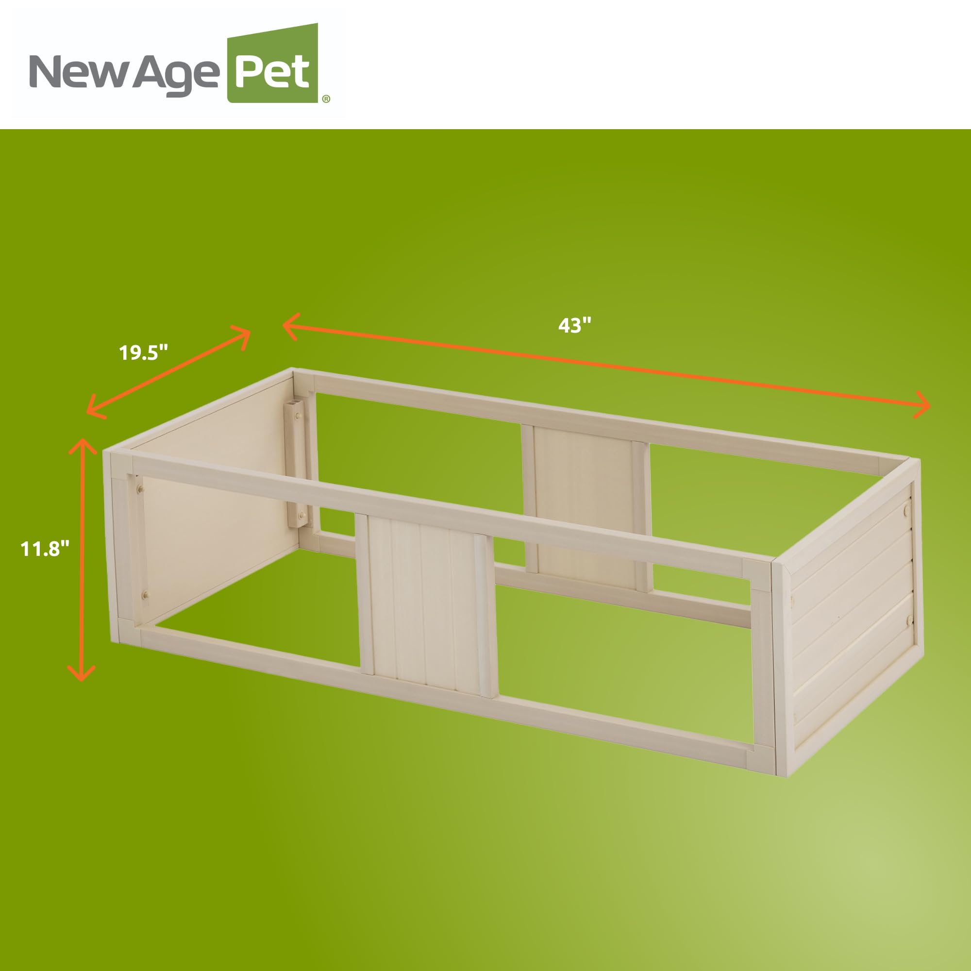 New Age Pet Ecoflex Mojave Reptile Stacker, Large - Maple, Durable Wood Plastic Composite, Moisture Resistant, Accommodates Ligh