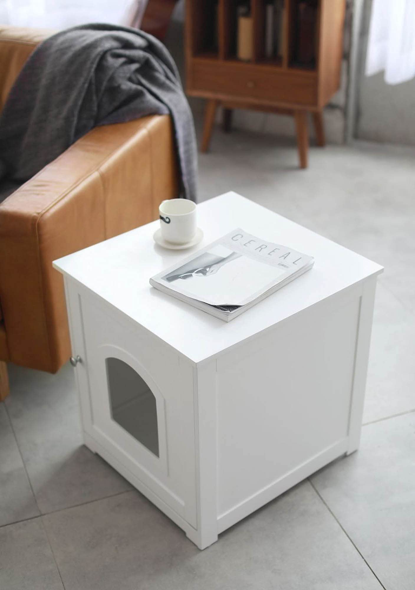 Kitty Litter Loo, White
