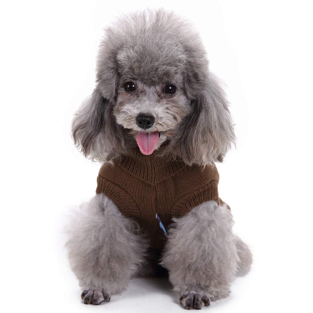 Dog Sweater, Warm Pet Sweater, Dog Sweaters For Small Dogs Medium Dogs Large Dogs, Cute Knitted Classic Cat Sweater Dog Clothes Coat For Girls Boys Dog Puppy Cat (Medium, Purple)