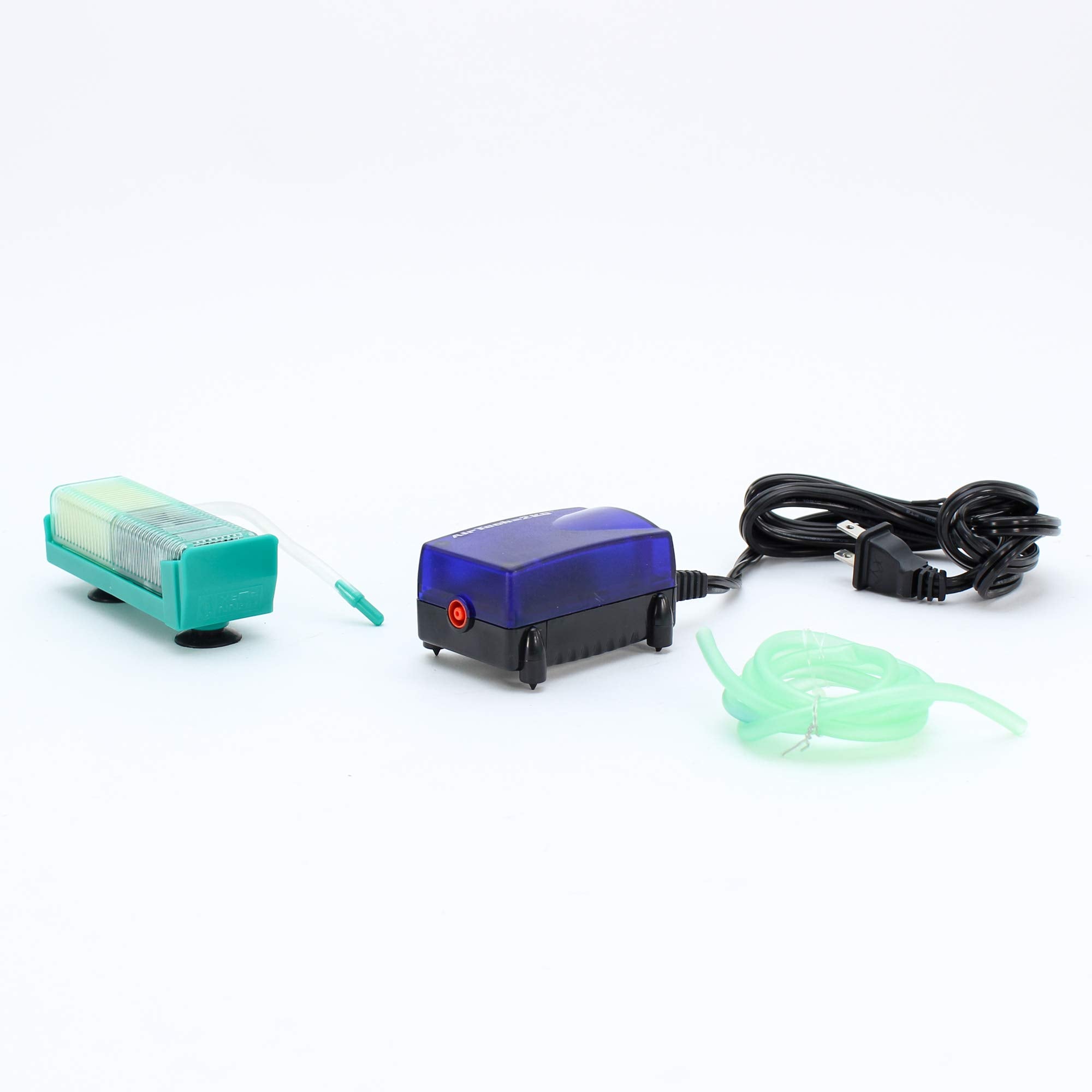 Penn-Plax Small World Aquarium Air Pump And Filter Kit - Comes With A Disposable Media Cartridge (Bio Sponge, Carbon, And Zeolit