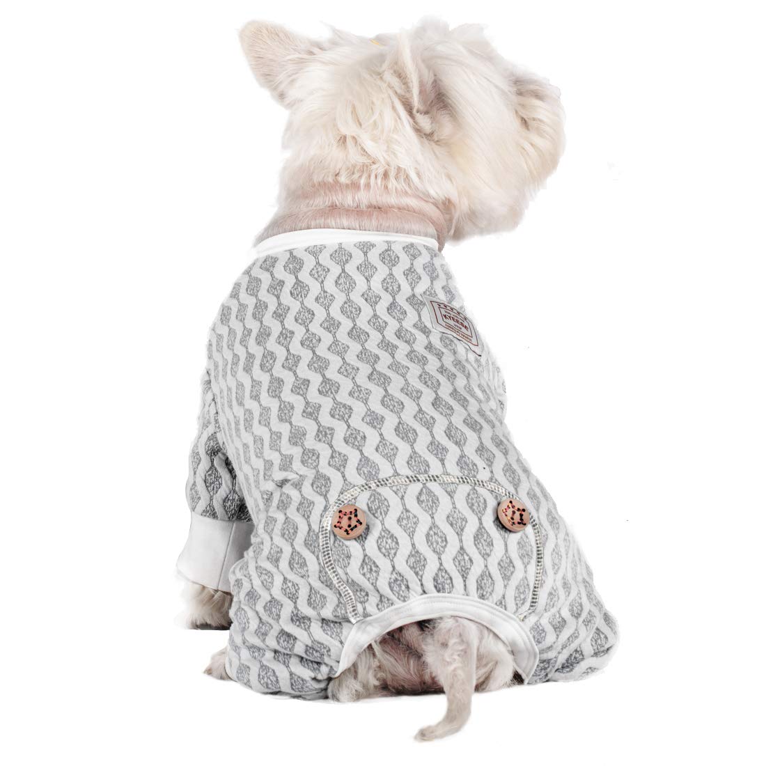 Kyeese Dogs Pajamas Large Dog Pjs Onesie Lightweight 4 Legs Jumpsuit For Fall Winter Dog Apparel