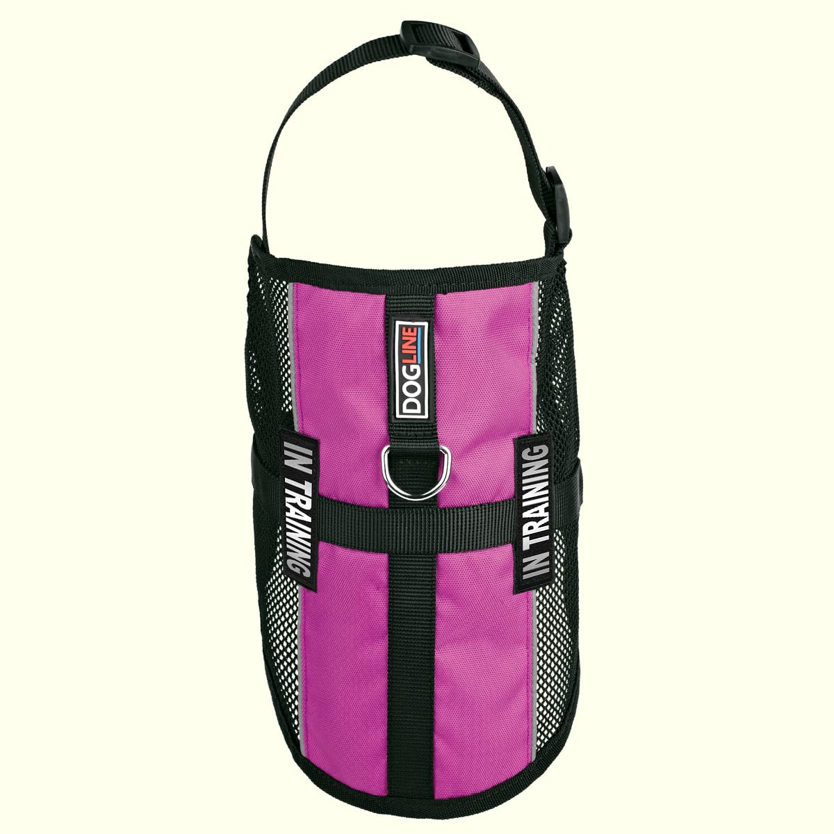 Dogline Maxaire Multi-Purpose Mesh Vest For Dogs And 2 Removable In Training Patches, Large, Pink