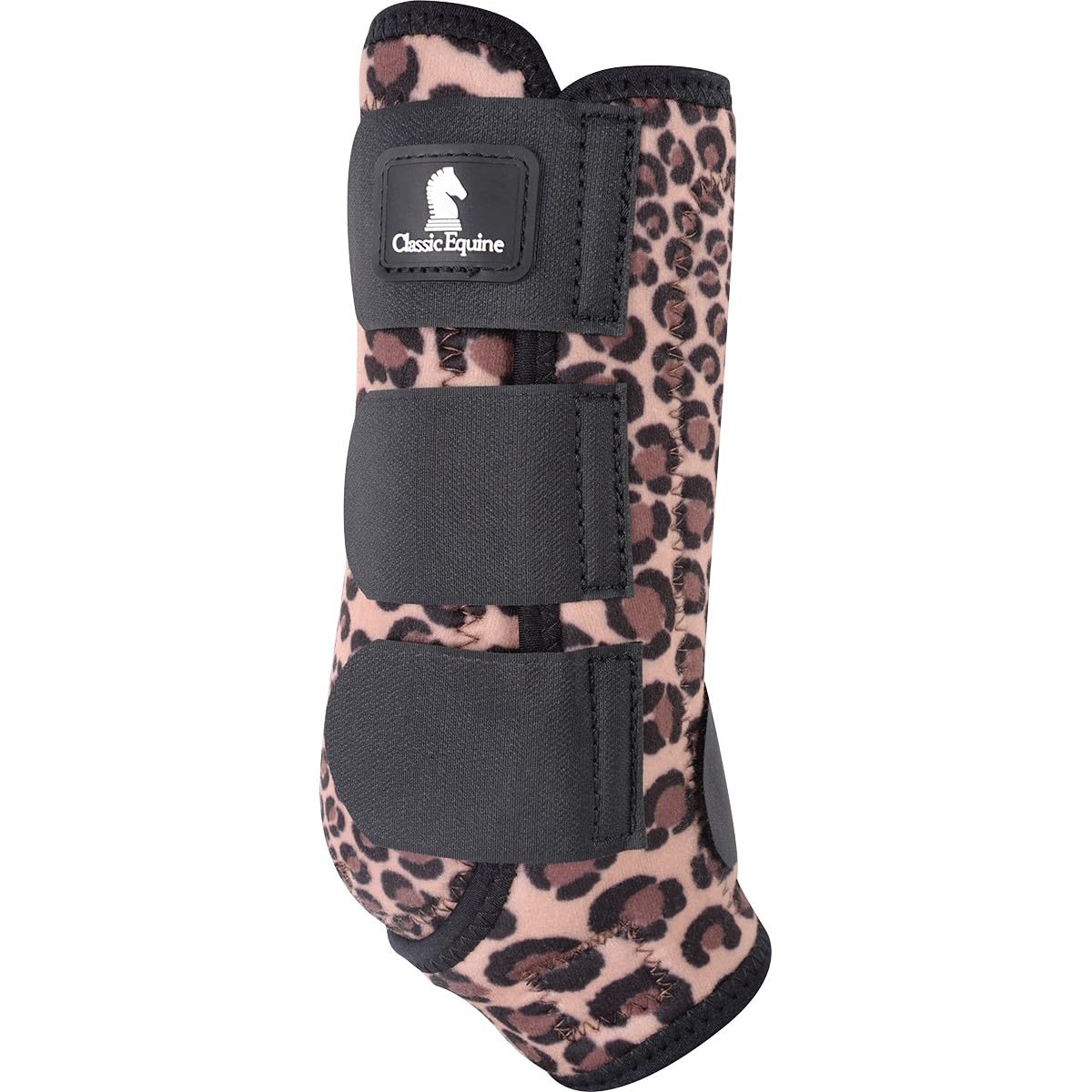 Classic Equine Classicfit Sling Boots, Front (Cheetah, Large)