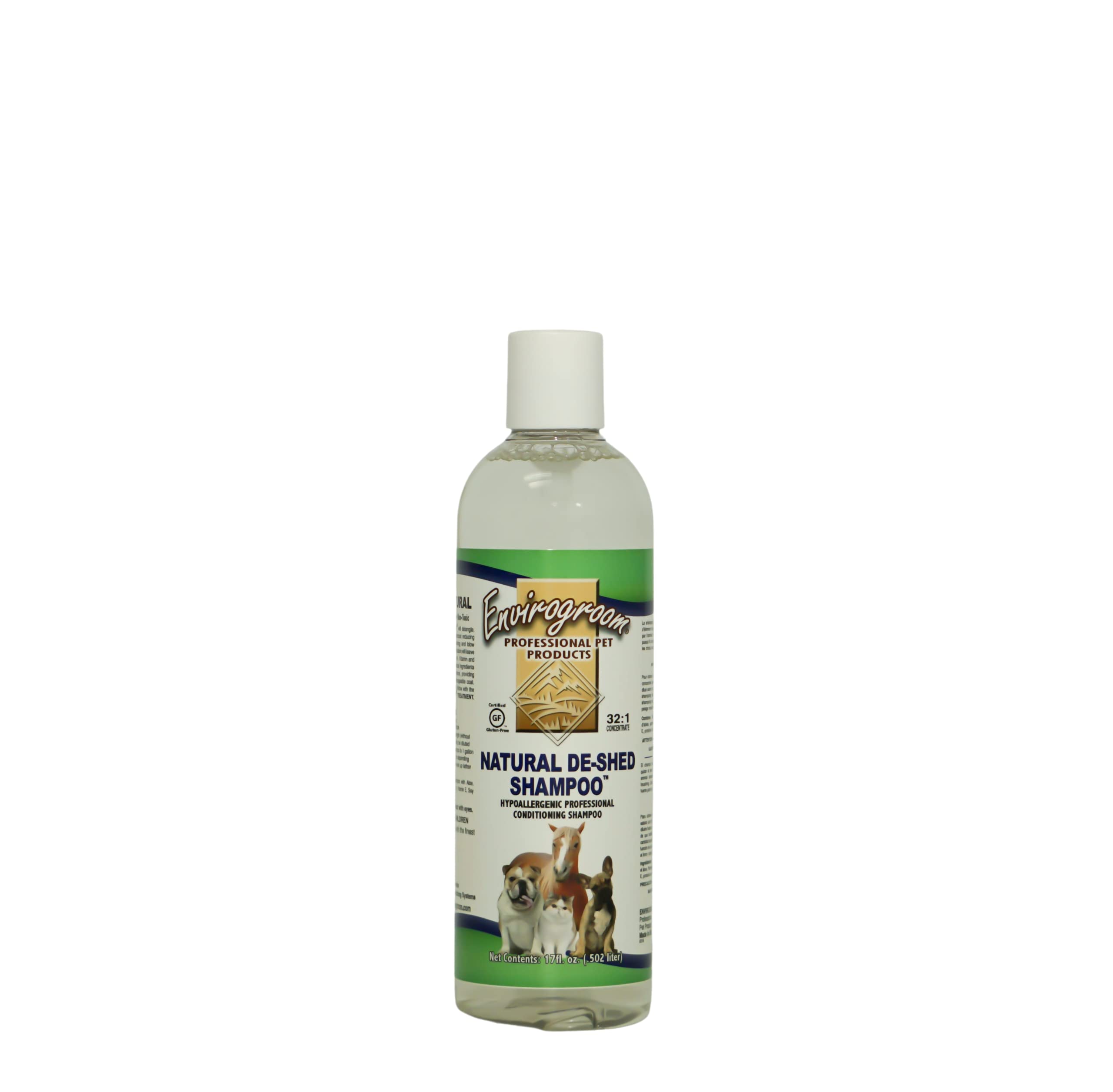 Envirogroom Natural De-Shed Shampoo 17 Oz