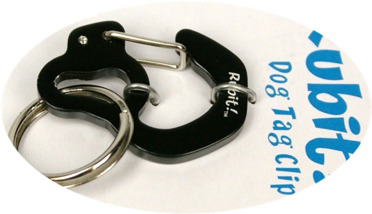 Rubit The Easy Dog Tag Curve Shape Switch Clip. Large Red