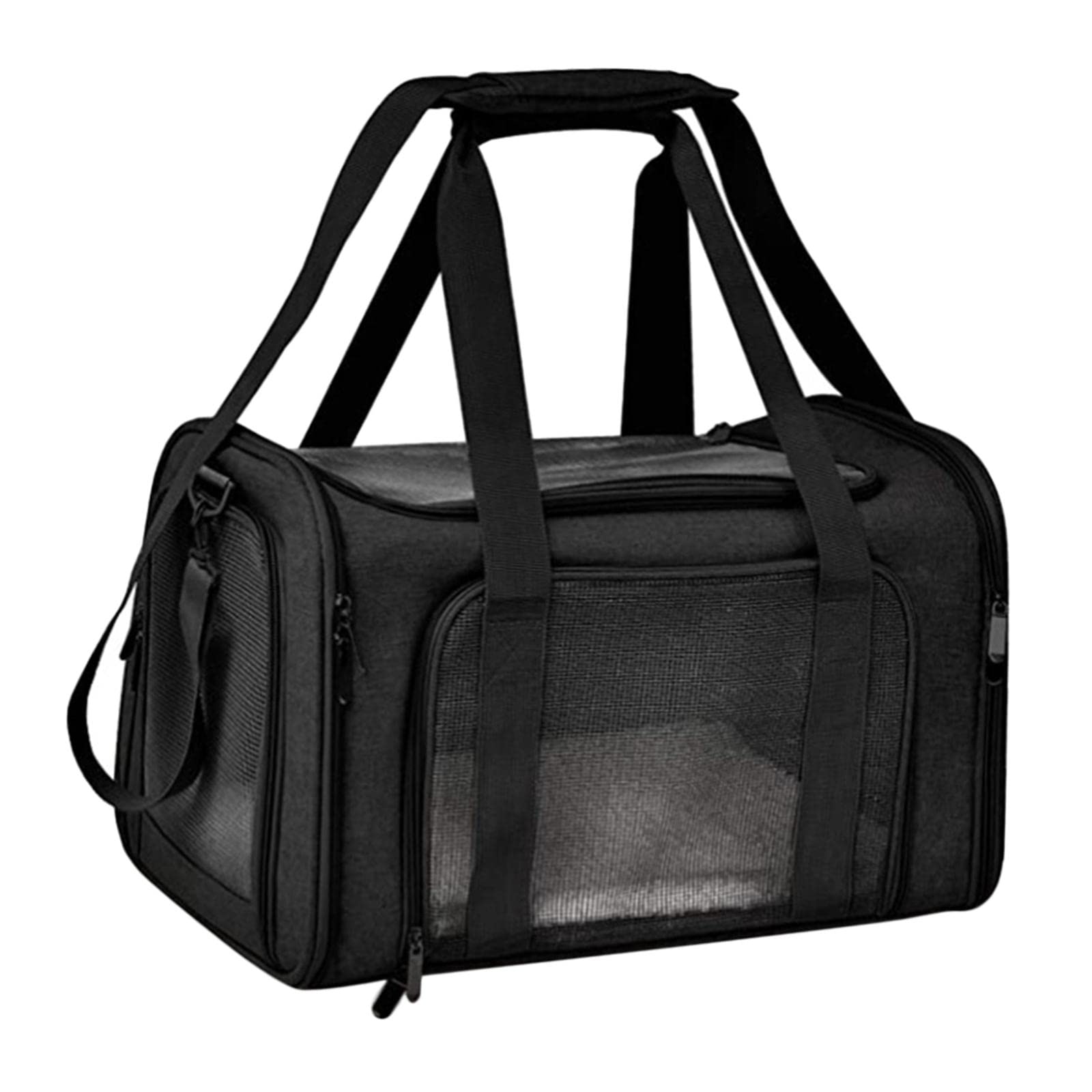 Enakshi Pet Small Dog Cat Carrier Travel Carrying Bag Comfort Soft Sided Black |Pet Supplies | Dog Supplies | Carriers & Totes