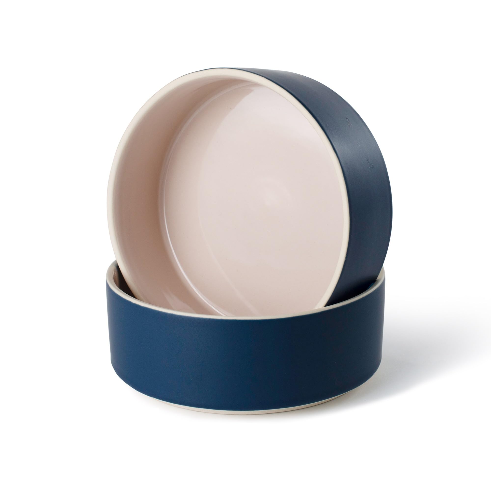 Fringe Studio Minimal Midnight Medium Stoneware Pet Bowl, PetShop Collection (479108)
