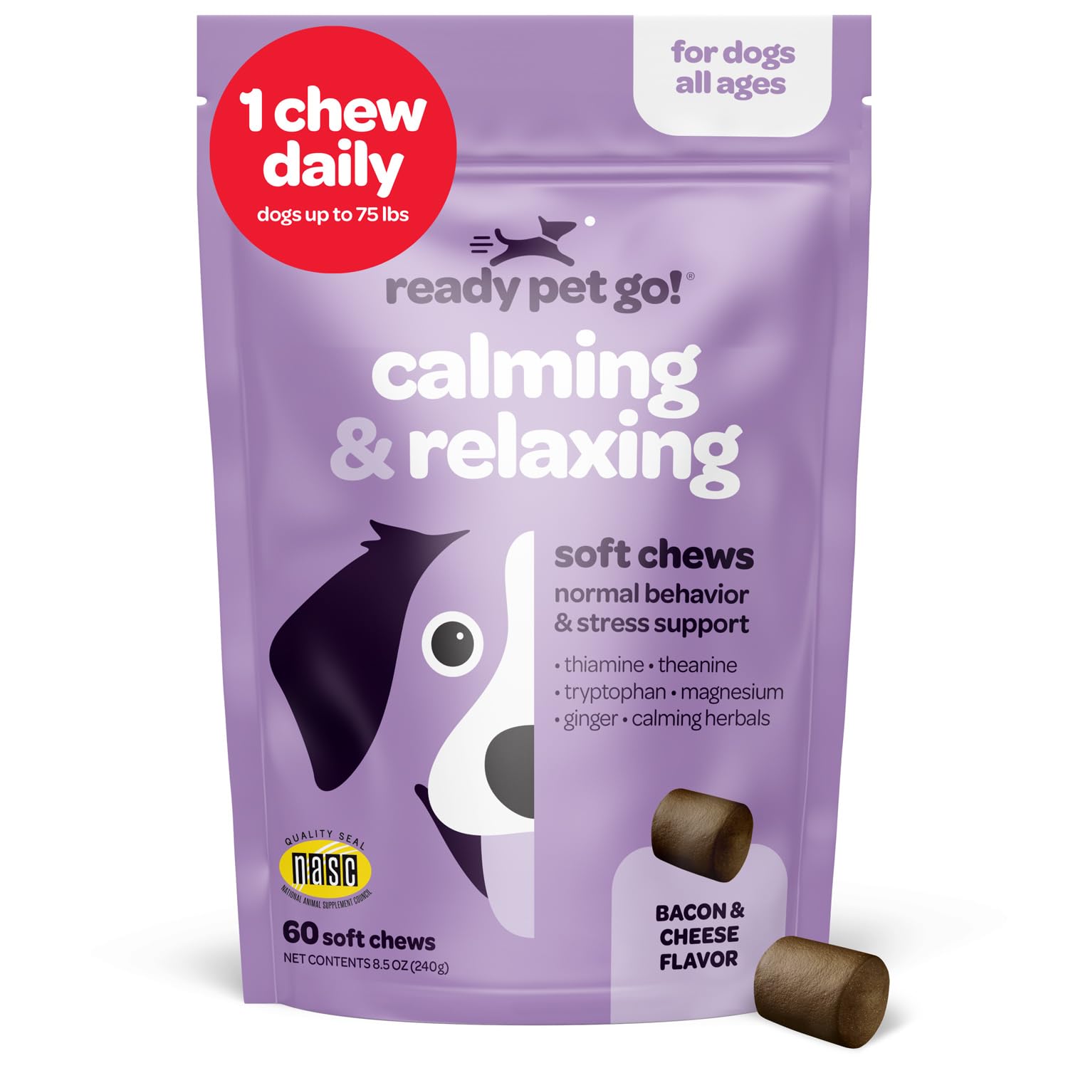Calming Chews for Dogs | Herbal Dog Calming Chews for Anxiety from Normal and Occasional Stressors Including Separation Storms G