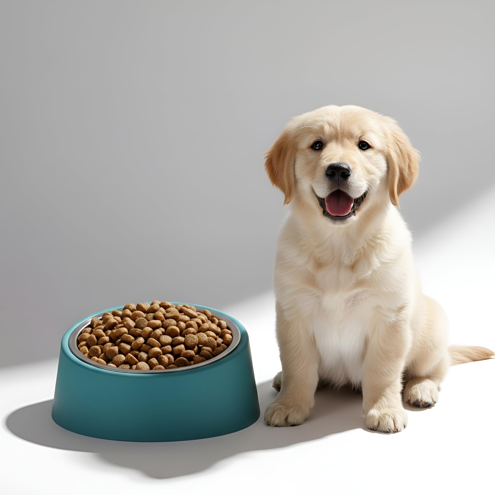 Jungle Theory Eatright AntiVomit Tilted Stainless Steel Pet Bowl | NonTip, EasyClean Food & Water Bowl For Dogs & Cats | Dura
