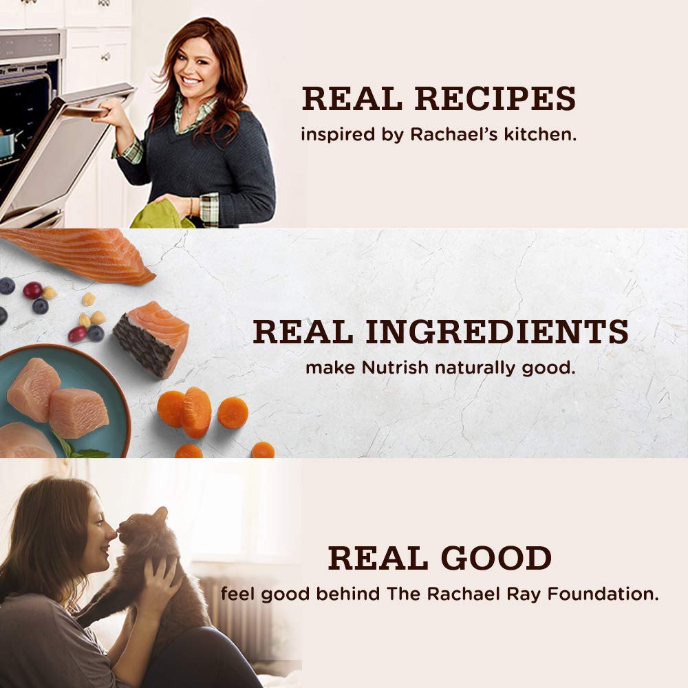 Rachael Ray Nutrish Purrfect Entrees Natural Wet Cat Food with Added Vitamins, Minerals & Taurine, Cravin  Chicken Dinner Recip