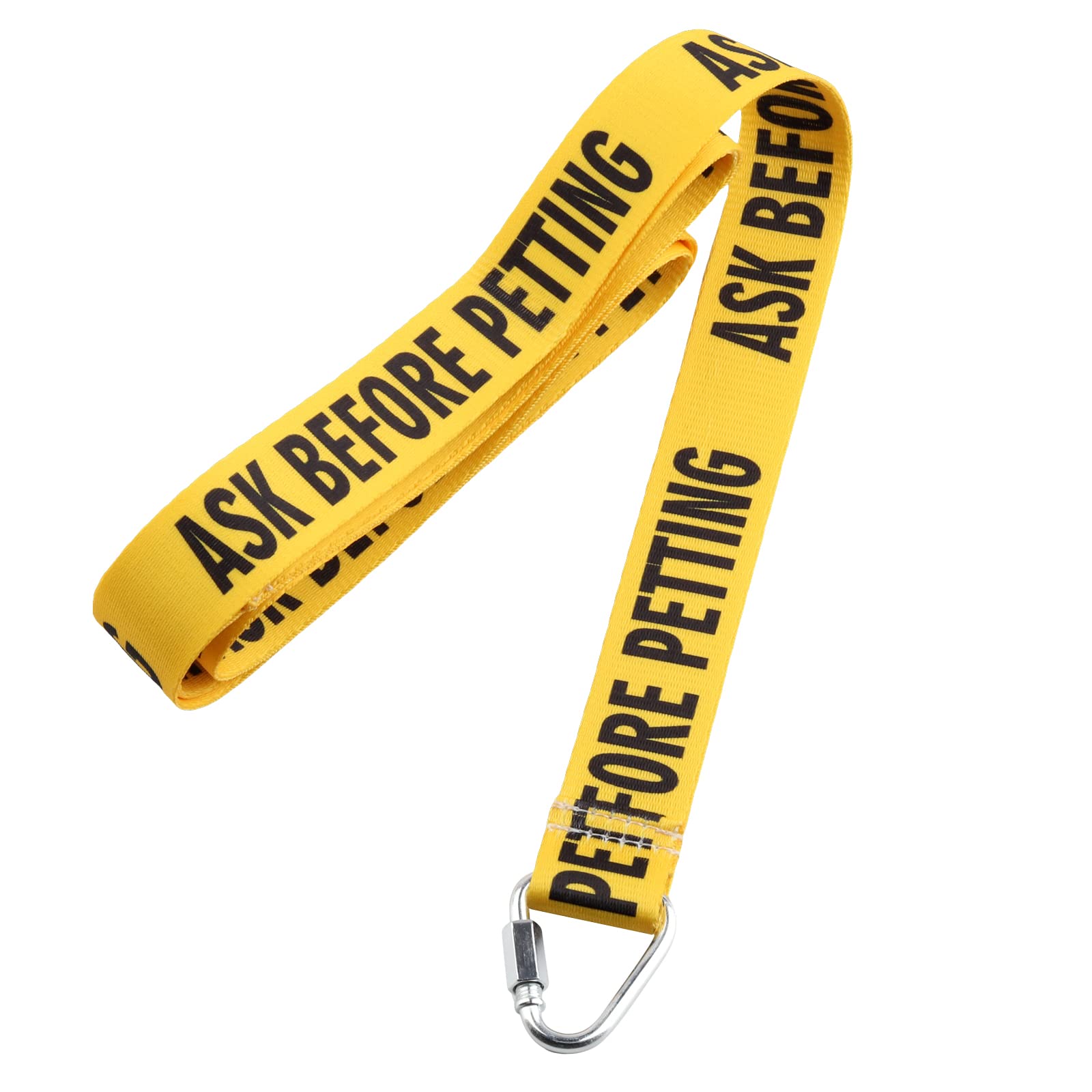 Jxgzso Ask Before Petting/Ask To Pet Nervous Yellow Dog Lead Nervous Shy Rescue Dog Gift (Ask Before Pet Leashes)