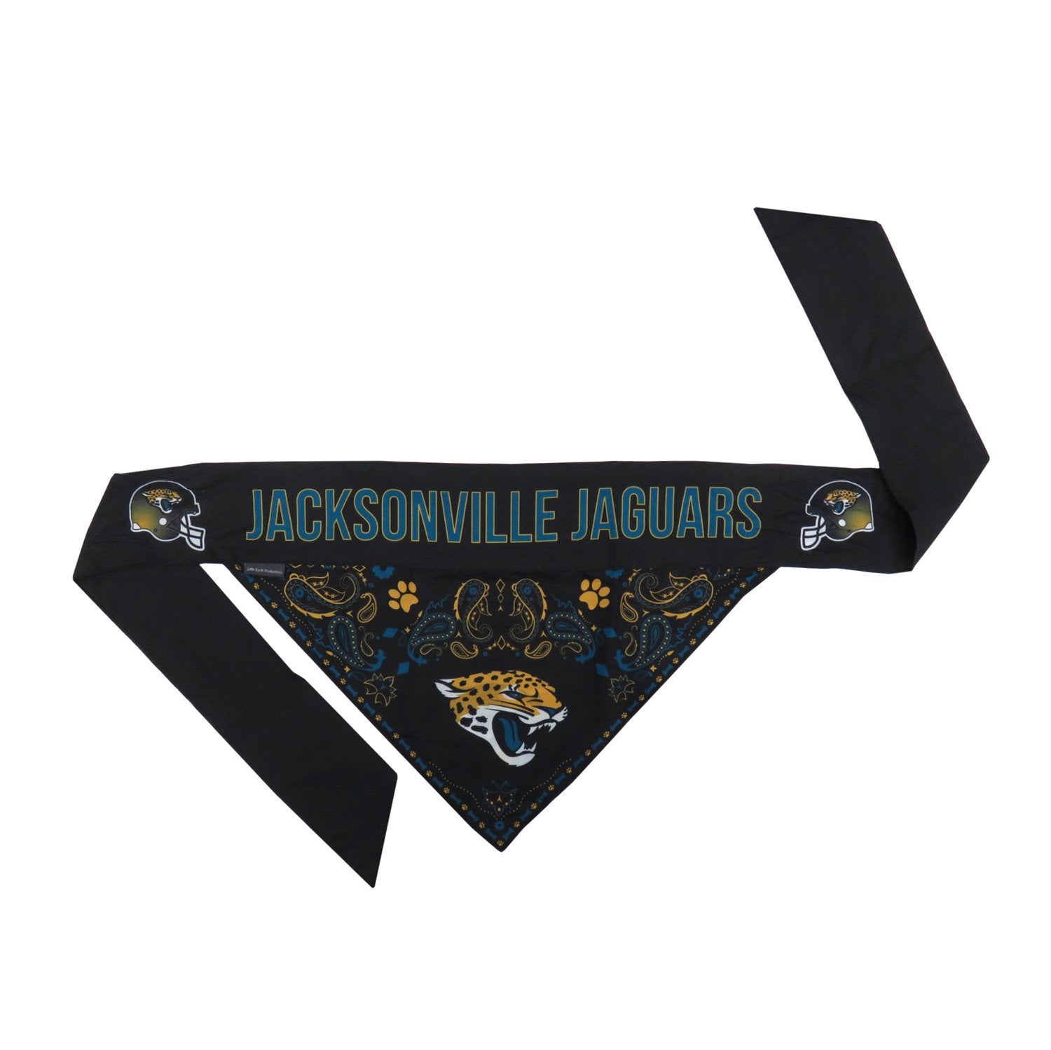 Littlearth Unisex-Adult Nfl Jacksonville Jaguars Pet Bandana, Team Color, X-Small