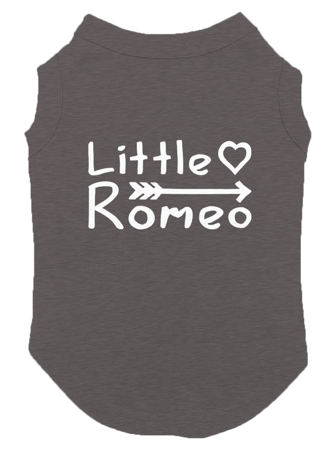 Little Romeo - Stud Handsome Cute Juliet Love Dog Shirt (Dark Gray, 2X-Large)