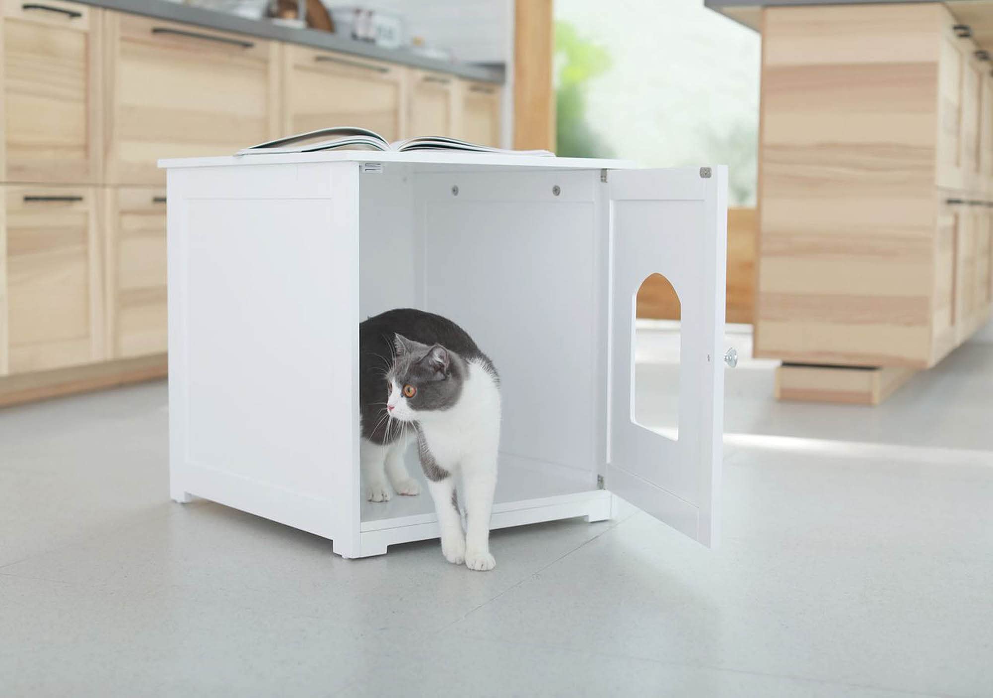 Kitty Litter Loo, White