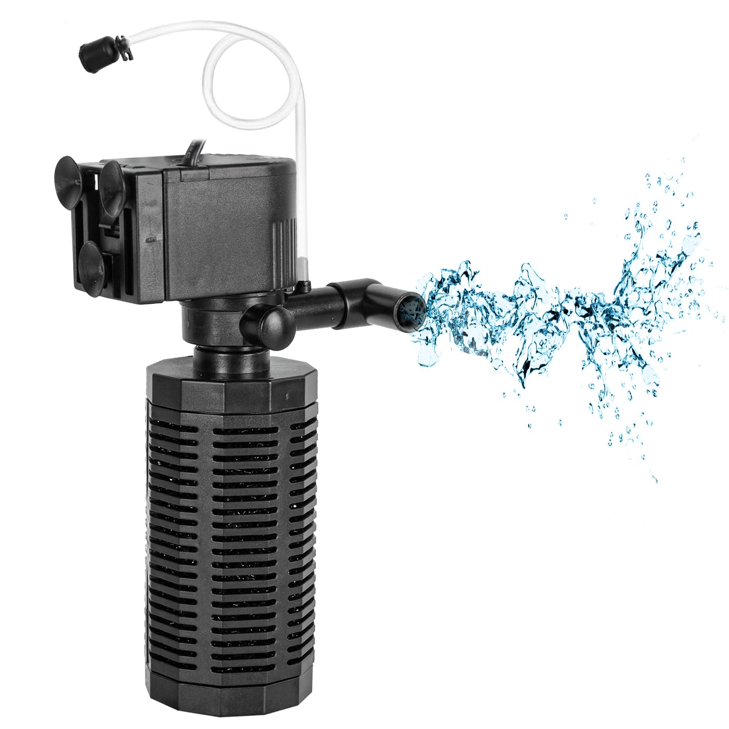 Yaubay 18W Aquarium Internal Filter For 55-120 Gallon Tanks, Power Biochemical Sponge Fish Turtle Tank Filter With Aeration Syst