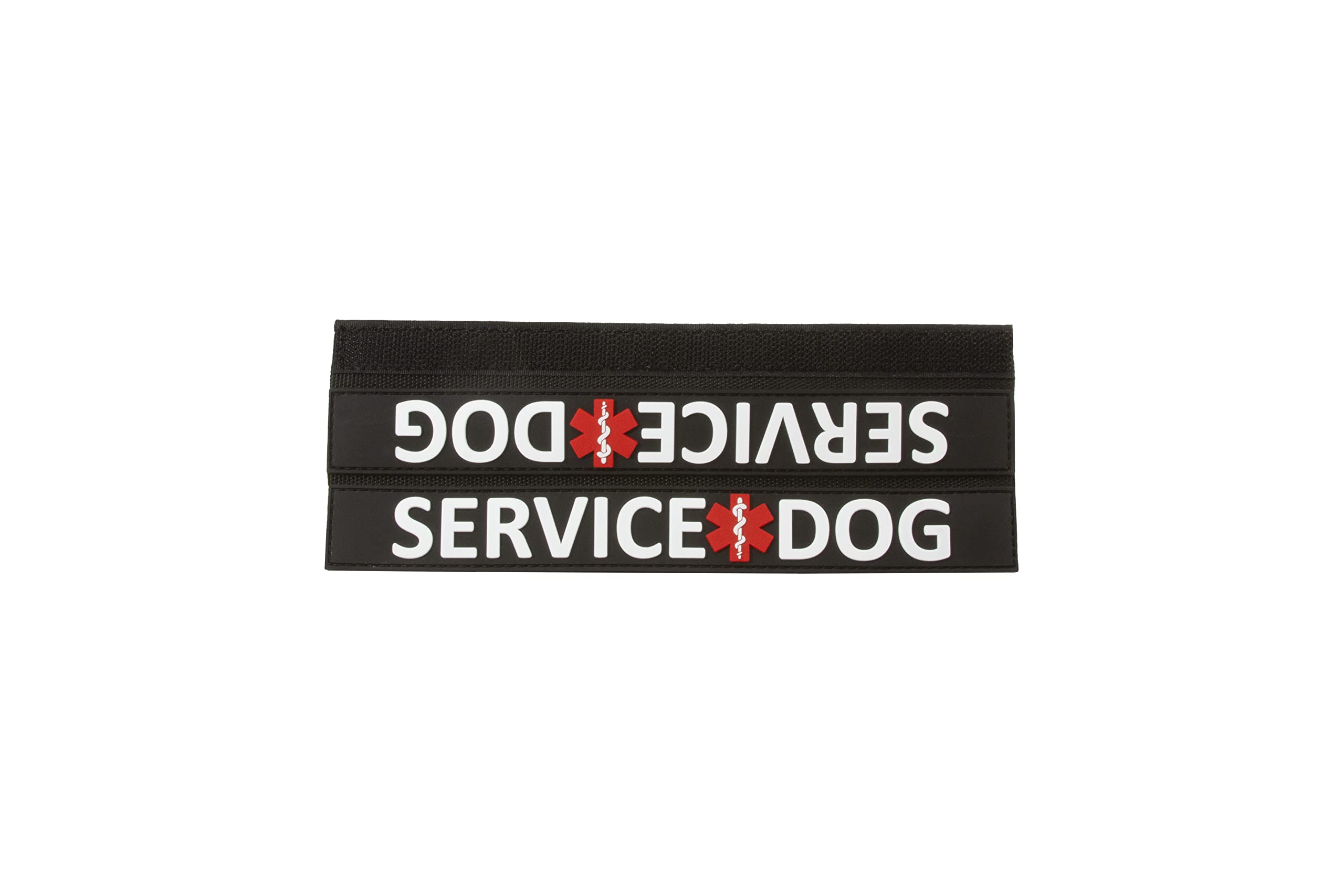 Tacticollar - Dog Leash Sleeves, Double Sided, Highly Visible, Provide Advanced Warning to Prevent Accidents (Service Dog)