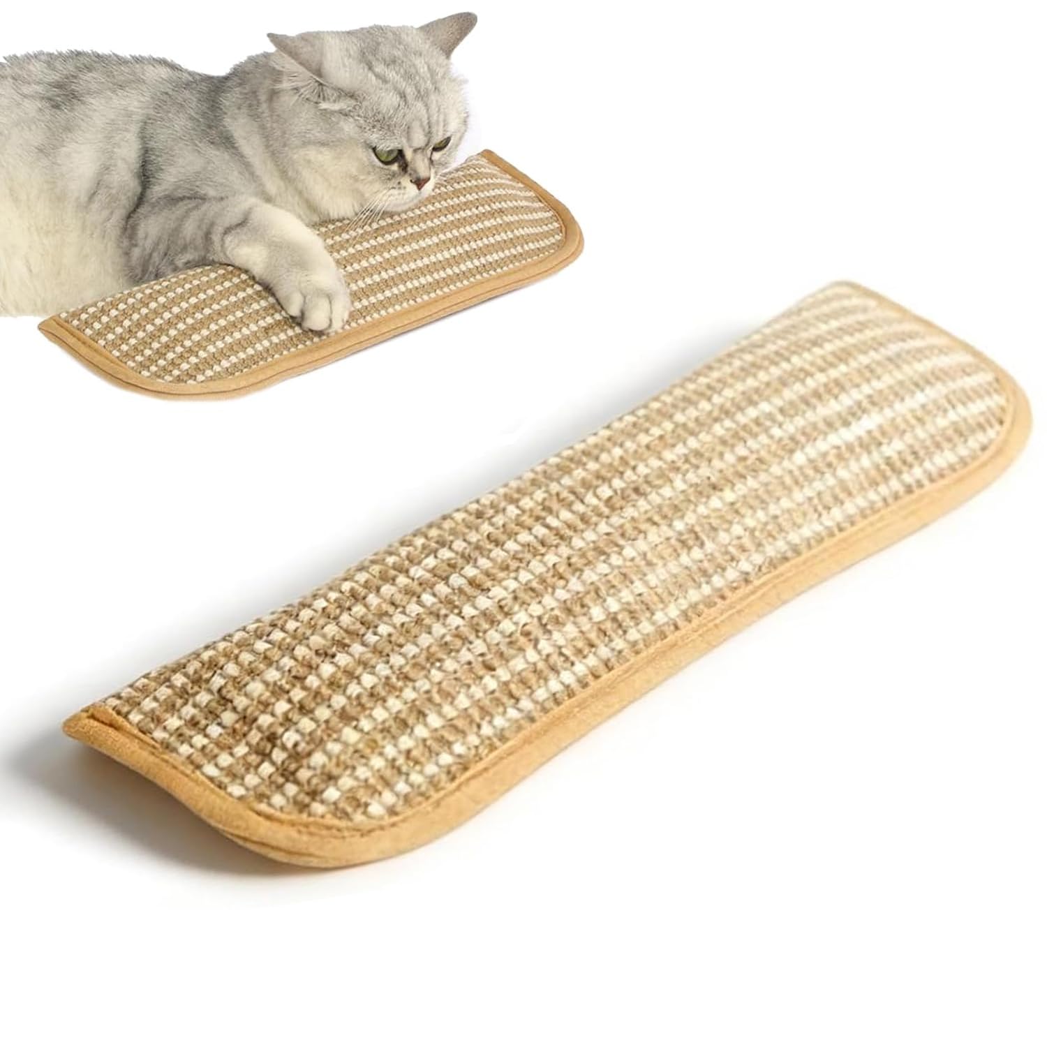 Catnip Toys For Indoor Cats  Premium Catnip Pillow With Sisal Scratching & Kicker Toy | Cat Chew Toy For Teething, Play & Stres