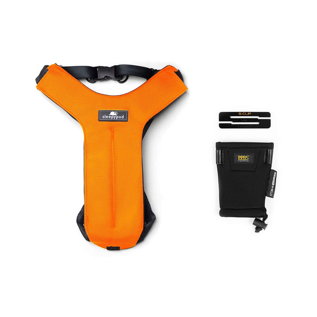 Clickit Sport Plus - Crash-Tested And Safety Certified Car Seat Belt Harness For Dogs (Extra Large, Orange Dream)