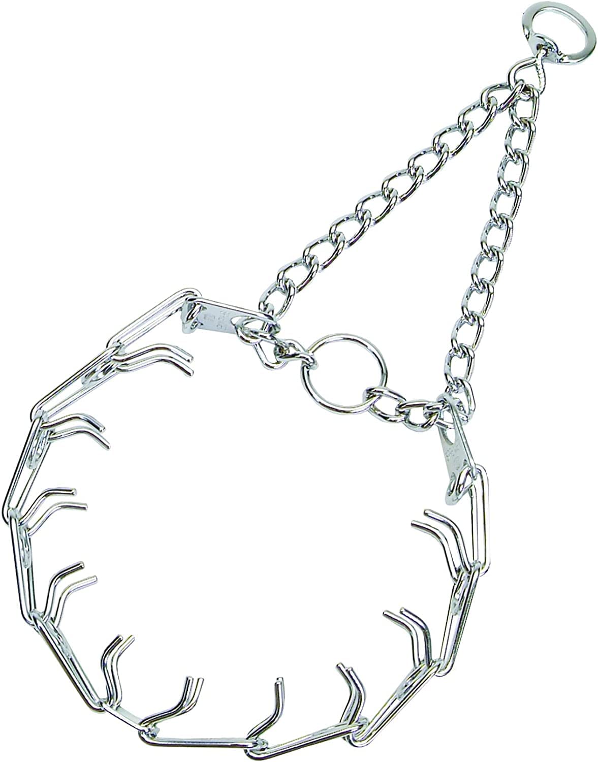 Herm Sprenger Ultra-Plus Prong Dog Training Collar, 3.0 Mm X 18' Neck Size, 3.0 Mm X 22' Chain Length, Steel Chrome Plated Dog Prong Collar, Pinch Collar For Dogs, Dog Correction Collar