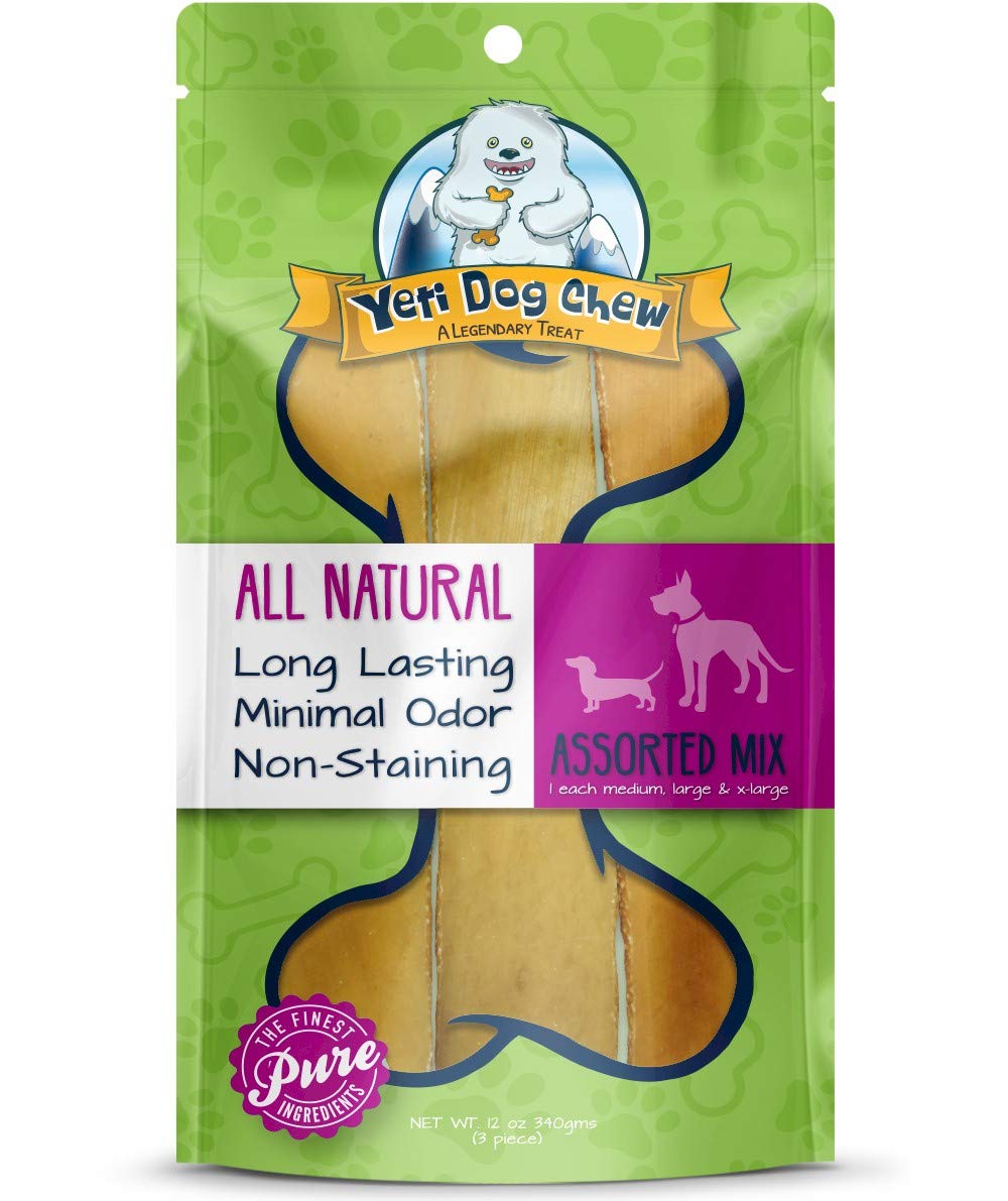 Yeti Dog Chew  Yak Cheese Himalayan Dog Chews  Healthy Long Lasting For Large, Medium And Small, Natural Yak Cheese Assorted 