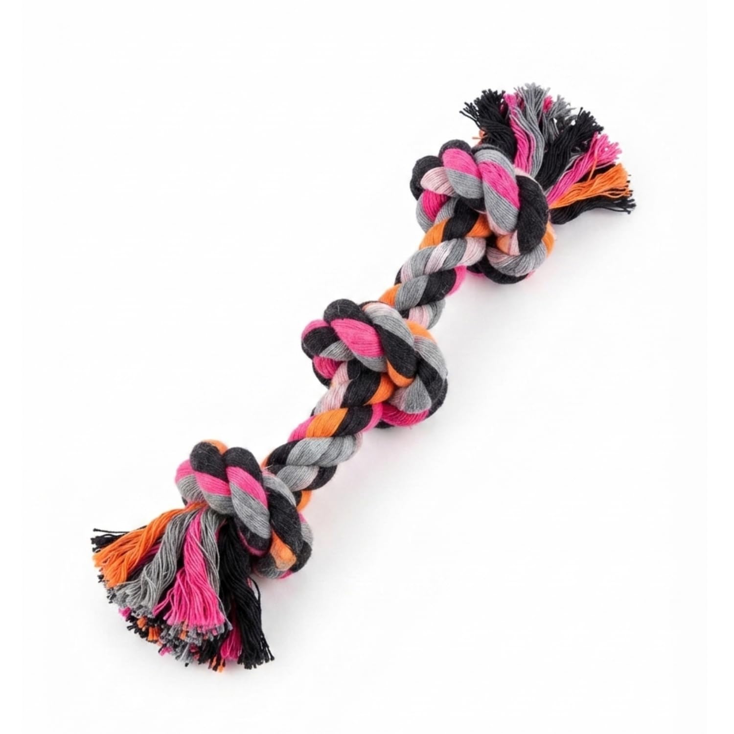 Cawypety Dog Rope Toy, Multicolor Braided Cotton Chew Toy For Dogs & Puppies, Tug Of War Pet Toy For Chewing, Playing, Teething,