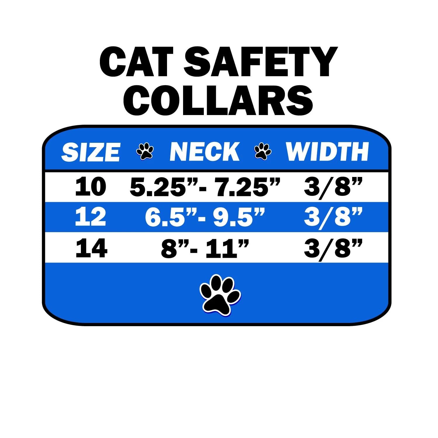 Cat Safety Collar, "Animal Print" Jaguar 10