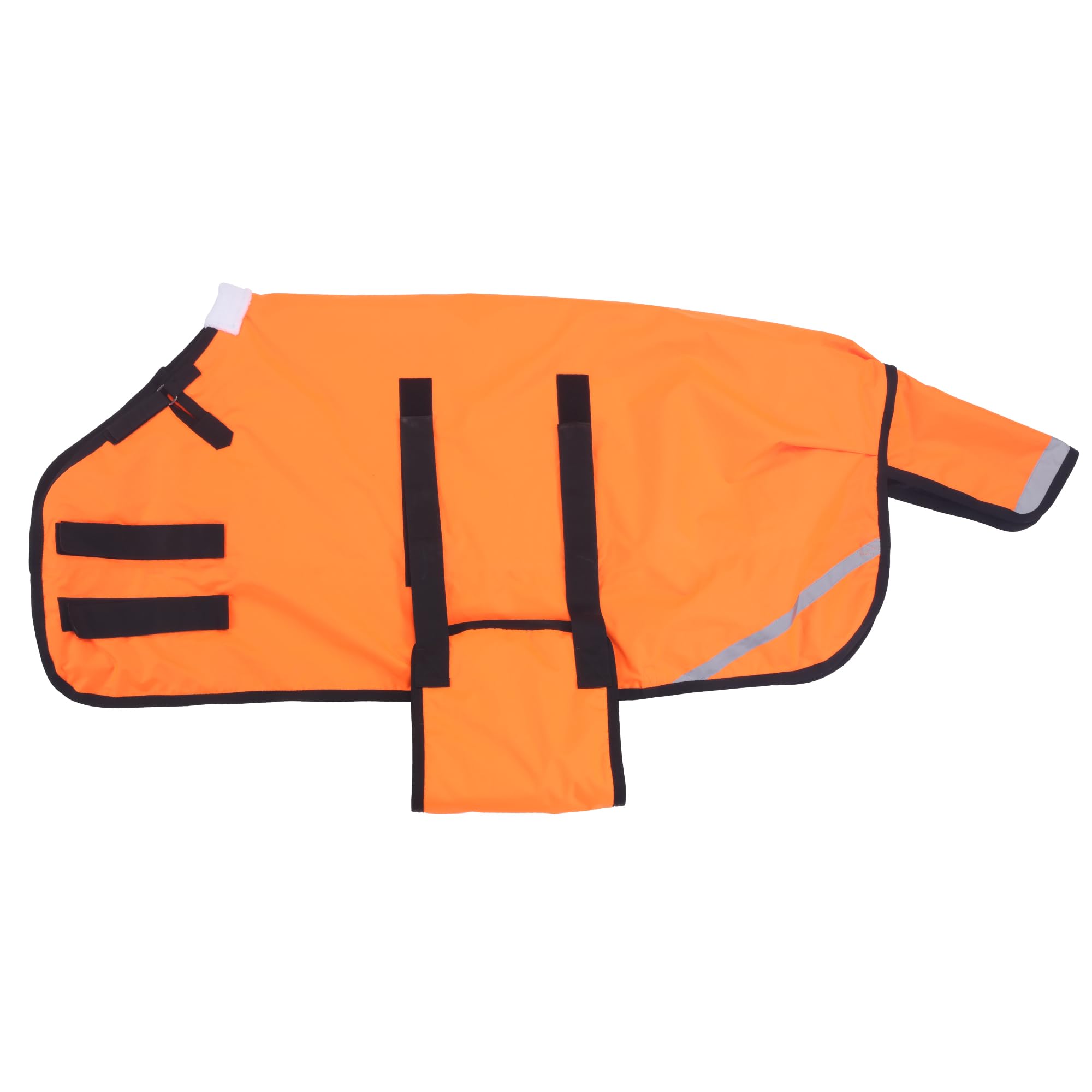 Gallopoff Foal/Mini Horse Size 30''-48'' Waterproof & Breathable 300 Denier Winter Turnout Blanket With 150G Polyfill Orange Med