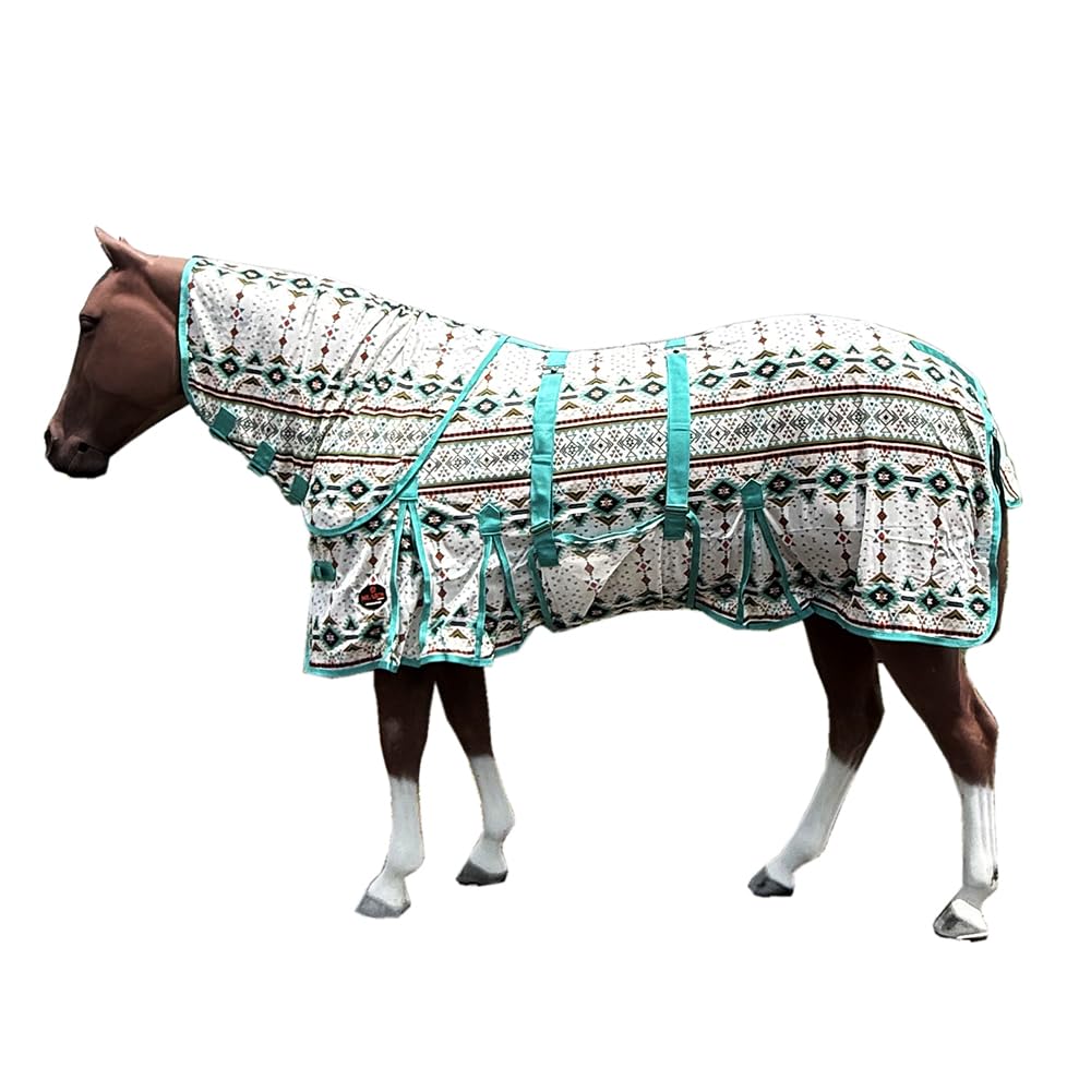 75 in HILASON Horse Fly Sheet Uv Protect Mesh Bug Mosquito Summer Spring