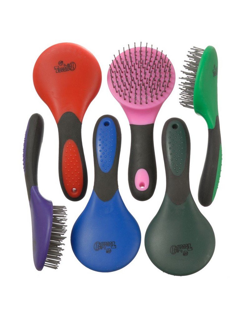 Tough 1 Great Grip Mane And Tail Brush, Royal Blue